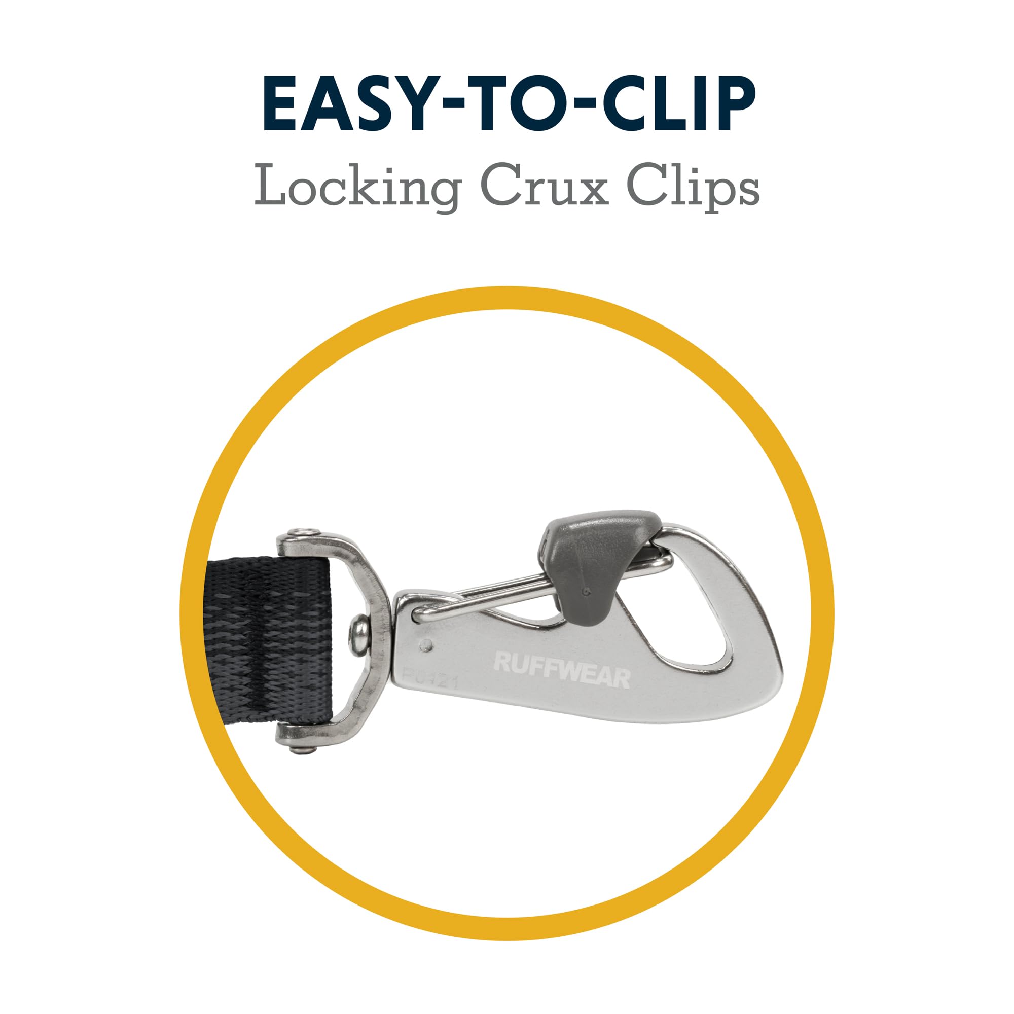 Ruffwear, Switchbak Dog Leash, Convertible & Adjustable Lead For Everyday Use, Basalt Gray