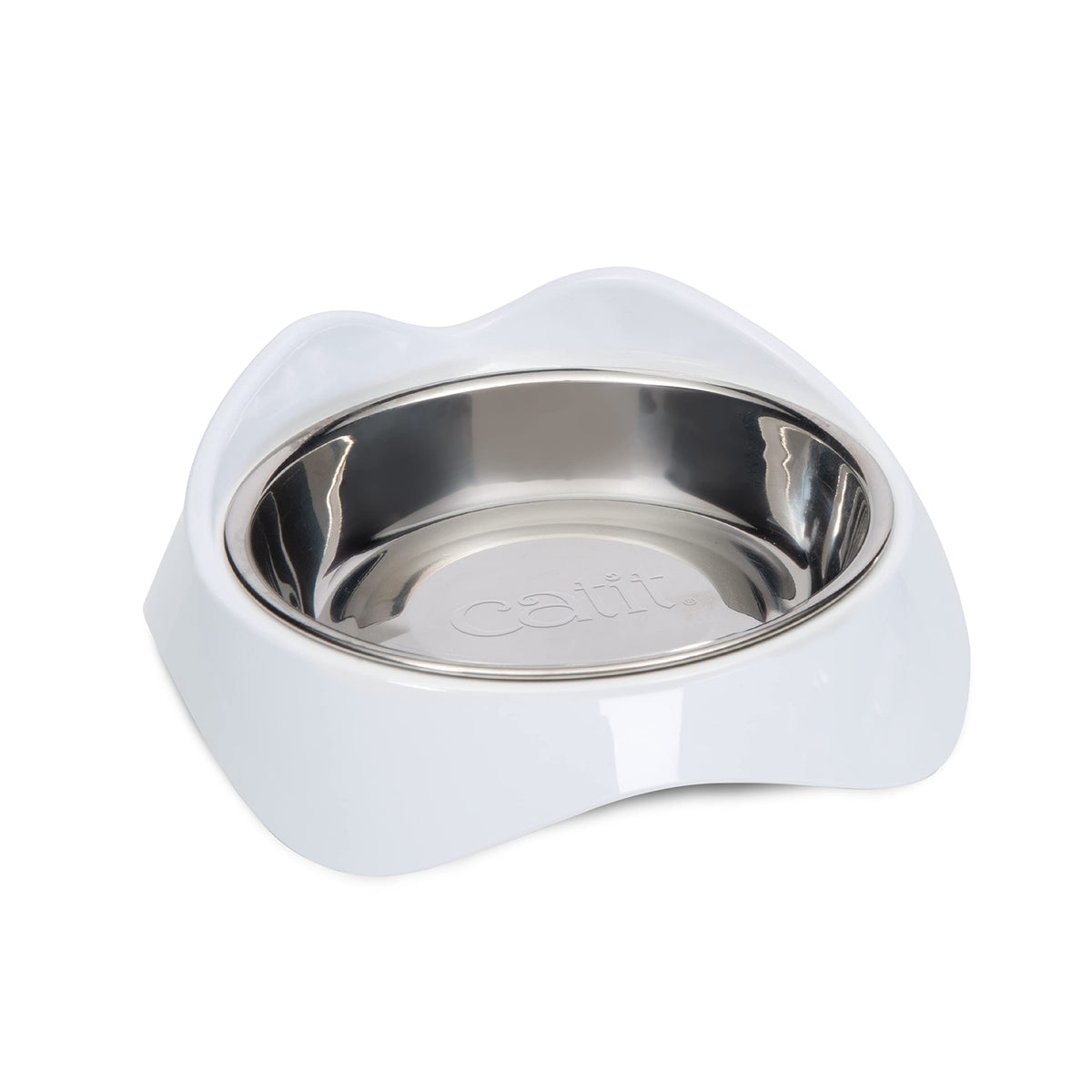 Catit Pixi Feeding Dish, Whisker Stress Free Food & Water Cat Bowl