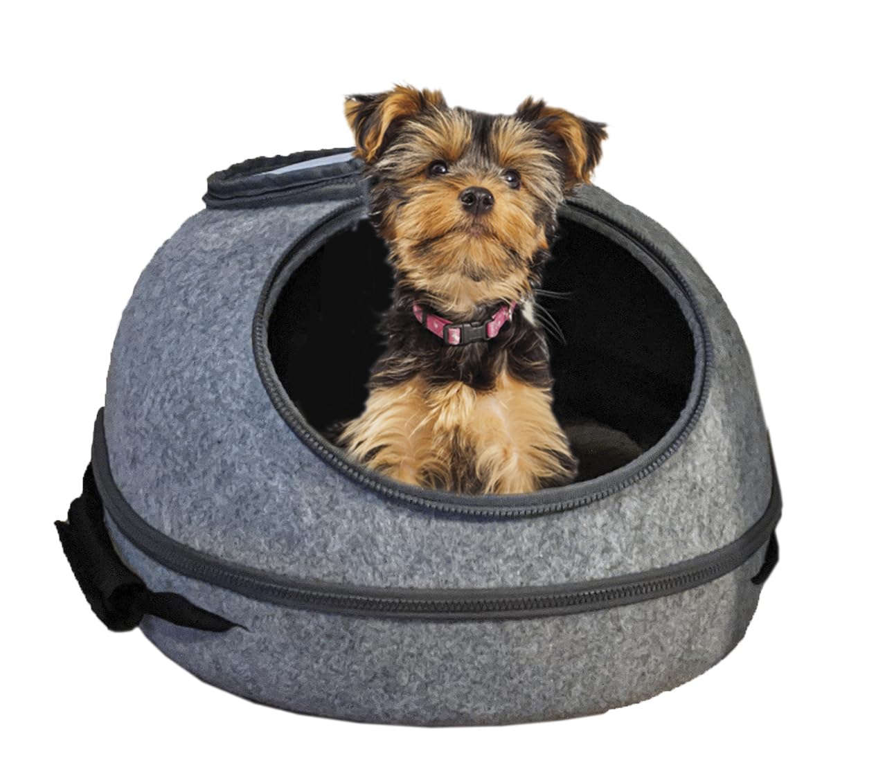 Spot Doc & Phoebe’S 3-In-1 Sleep & Go Cat Carrier | Portable Pet Travel Bag For Cats And Small Dogs | Converts To Carrier, Cozy Cave And Comfy Bed | Adjustable Shoulder Strap Perfect For Vet Visits