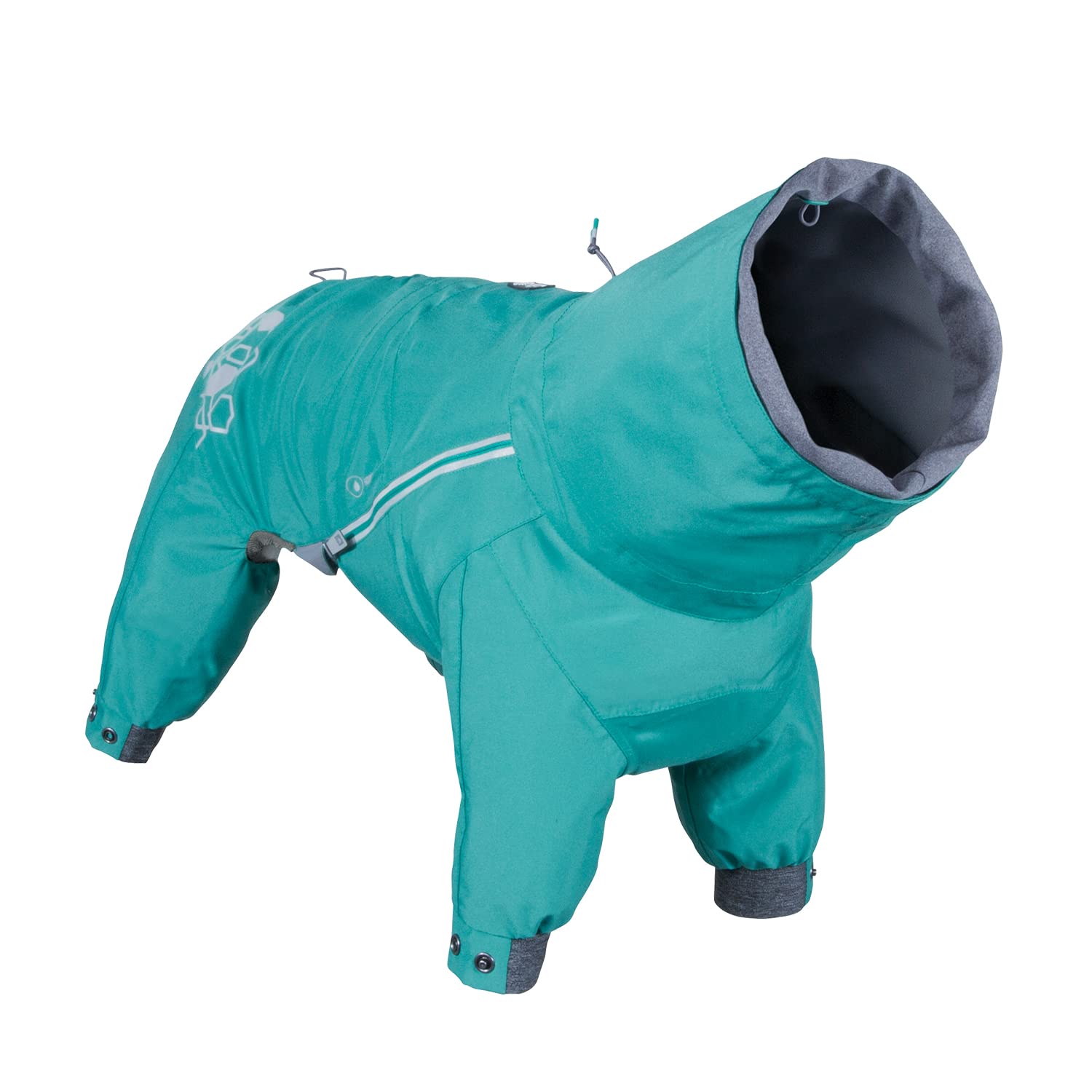 Hurtta Mudventure Eco Dog Overall, Peacock, 14S
