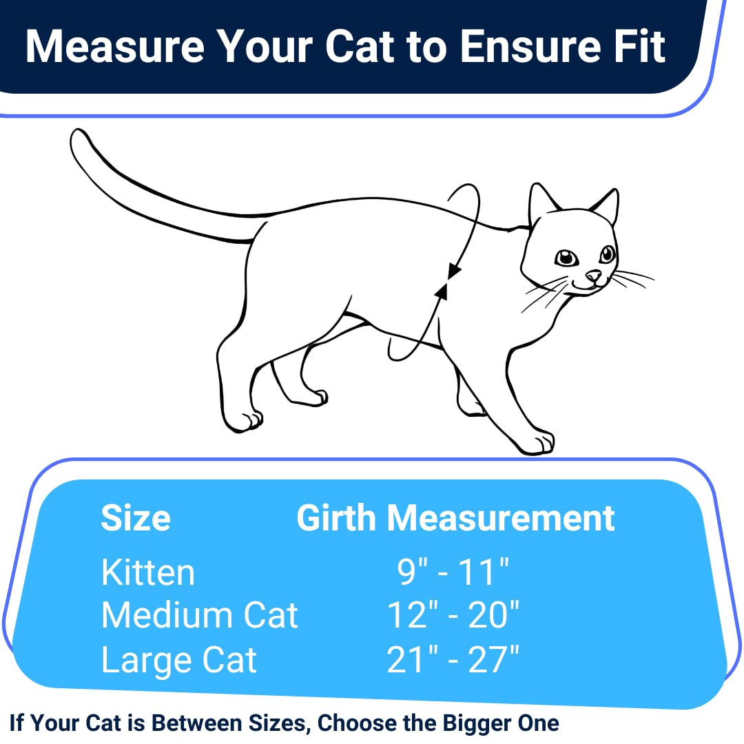 Houdini Escape Proof Cat Harness And Leash Set By Outdoorbengal For Walking Cats And Kittens (Vegan Leather, Kitten)