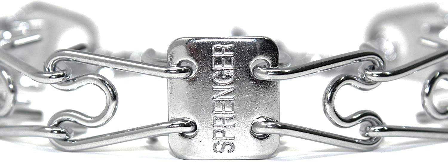 Herm Sprenger Prong Dog Training Collar Ultra-Plus Chrome Plated Steel Pet Pinch No-Pull For Dogs Anti Pull Made In Germany 2.25Mm X 13In Small