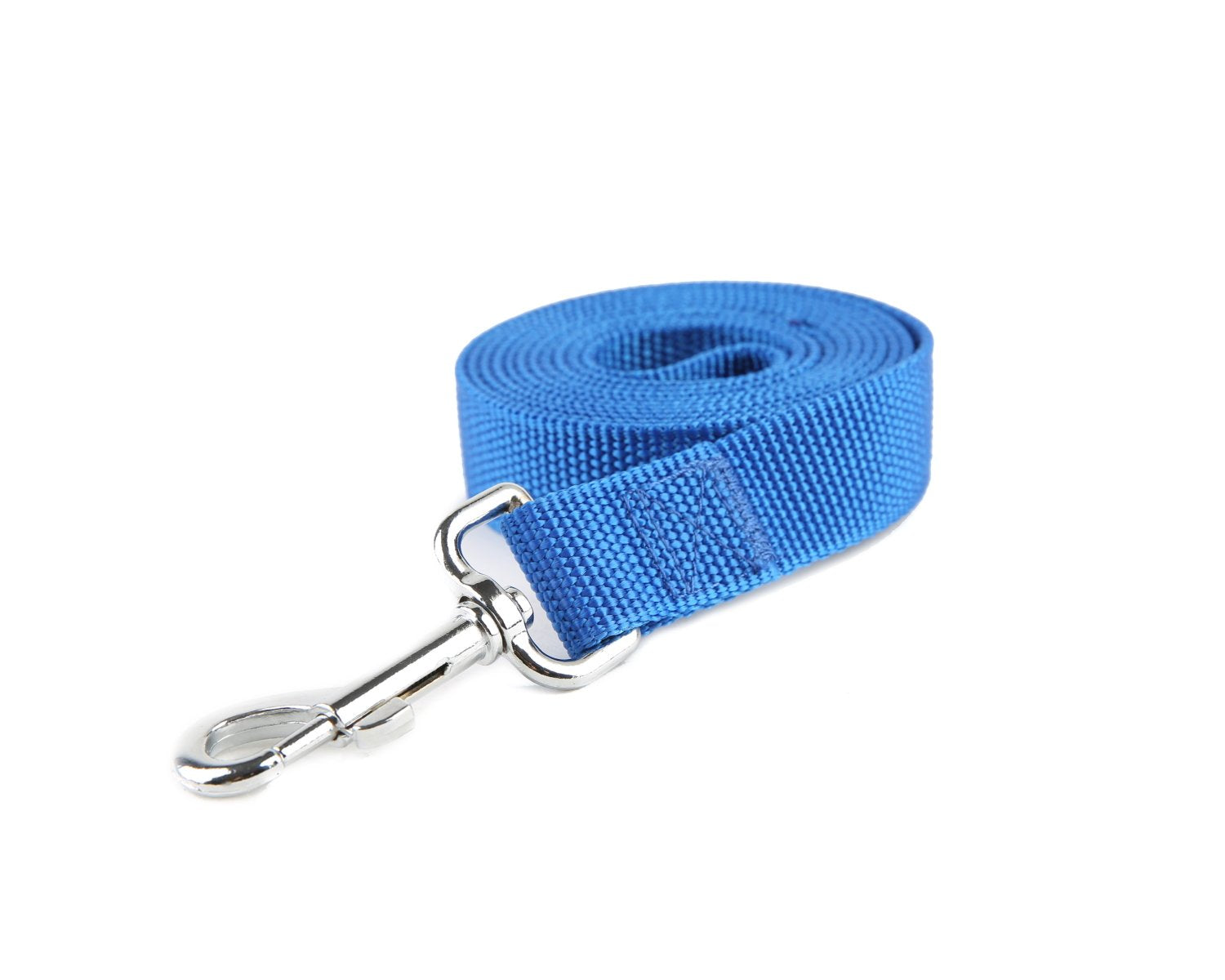 Strong Durable Nylon Dog Training Leash, Traction Rope, 4/5/6 Feet Long, 3/4 Inch 1 Inch Wide, For Small And Medium Dogs (1'' X 4 Ft, Blue)