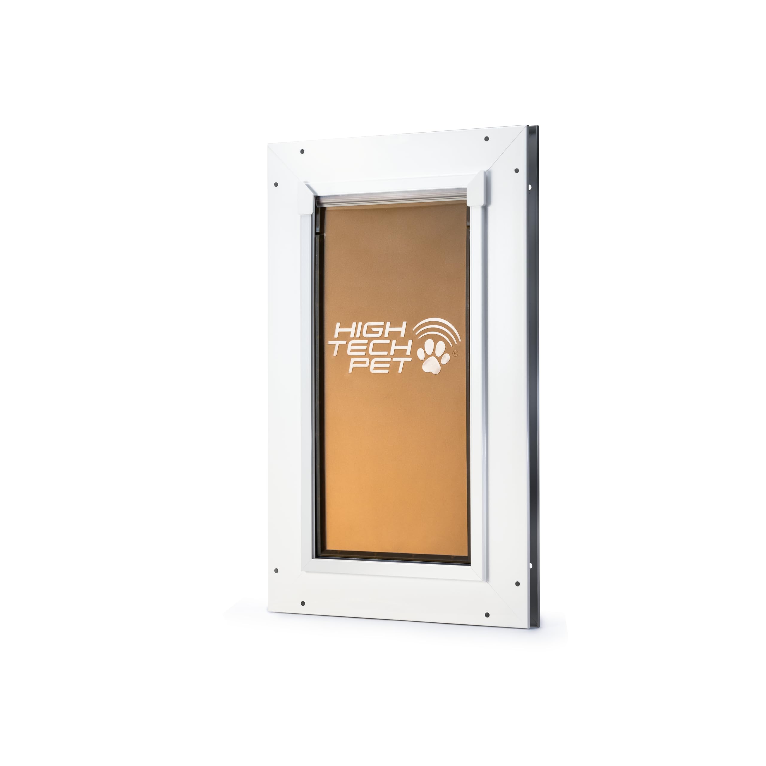 Duraflex Premium Aluminum Frame Pet Doors By High Tech Pet - Dog Door Or Cat Door For Door Installation - Magnetic Latching Clos