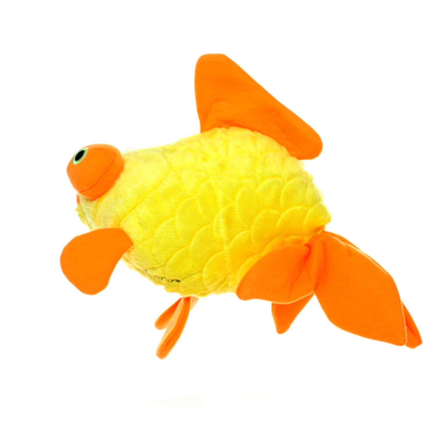 Mighty- Massive-Ocean-Goldfish-Squeaker-Multiple Layers. Made Durable, Strong & Tough. Interactive Play Dog Toy (Tug, Toss & Fet