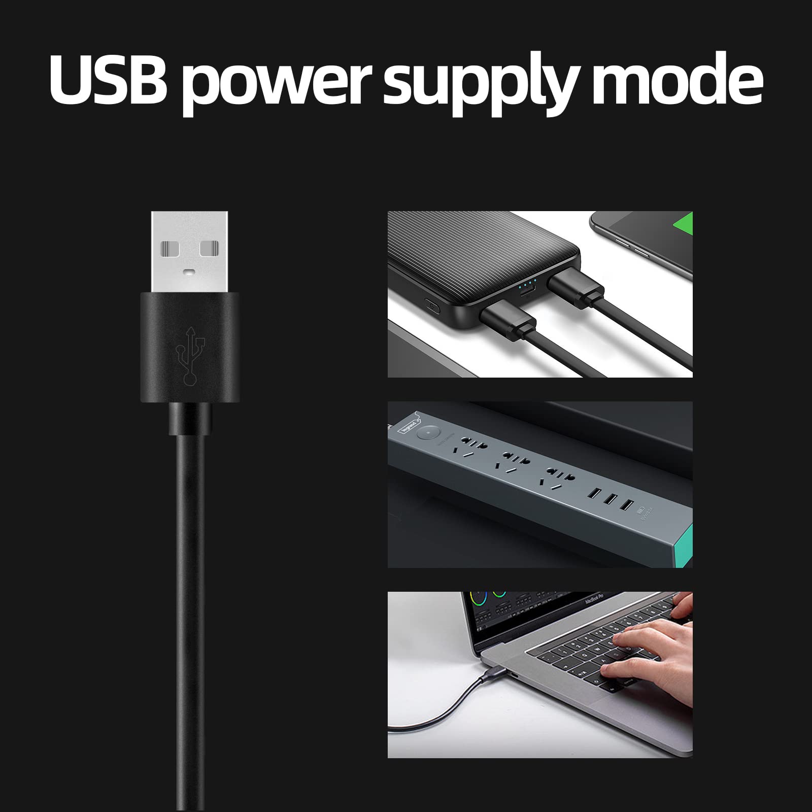 Upettools Aquarium Light With Adapter Led Clip On Fish Tank Light Small Full Spectrum Usb Light 360?Rotation Lighting 3W