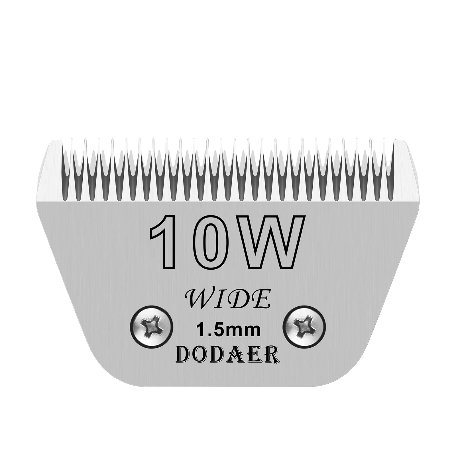 10W Detachable Dog Grooming Wide Blades,Compatible With Andis,Oster A5,Wahl Km10 Series Clippers,Cut Length 1/16   (1.5Mm)