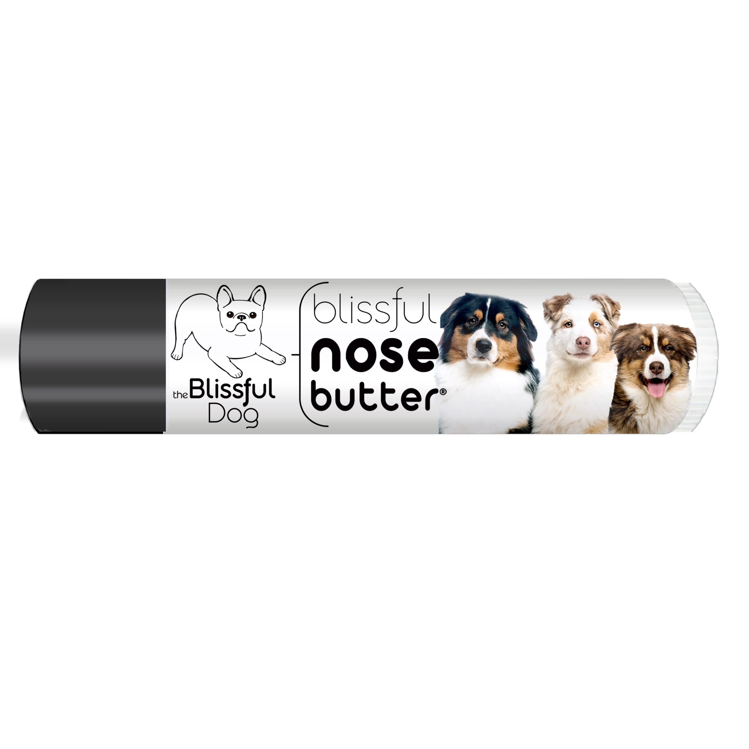 The Blissful Dog Australian Shepherd Unscented Nose Butter - Dog Nose Butter, 0.15 Ounce