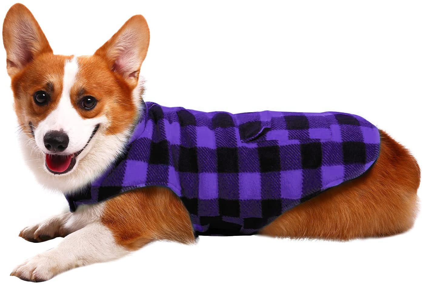 ASENKU Dog Jacket Plaid Reversible Vest - Waterproof Dog Coat for Cold Weather, Perfect for Small to Large Dogs