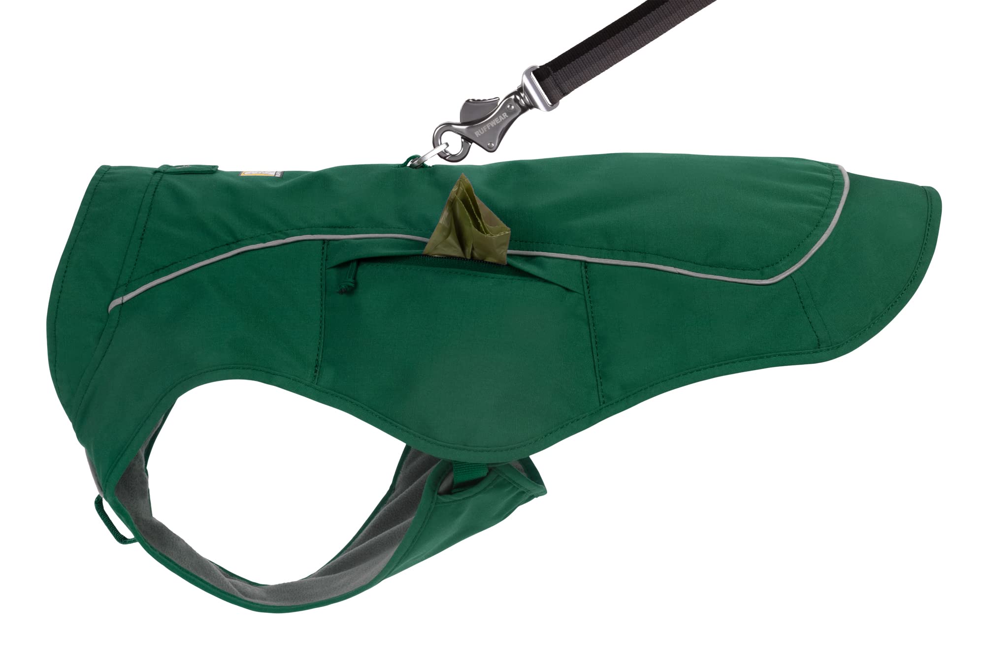 Ruffwear, Overcoat Fuse Jacket Harness Combo For Dogs, Evergreen, X-Large