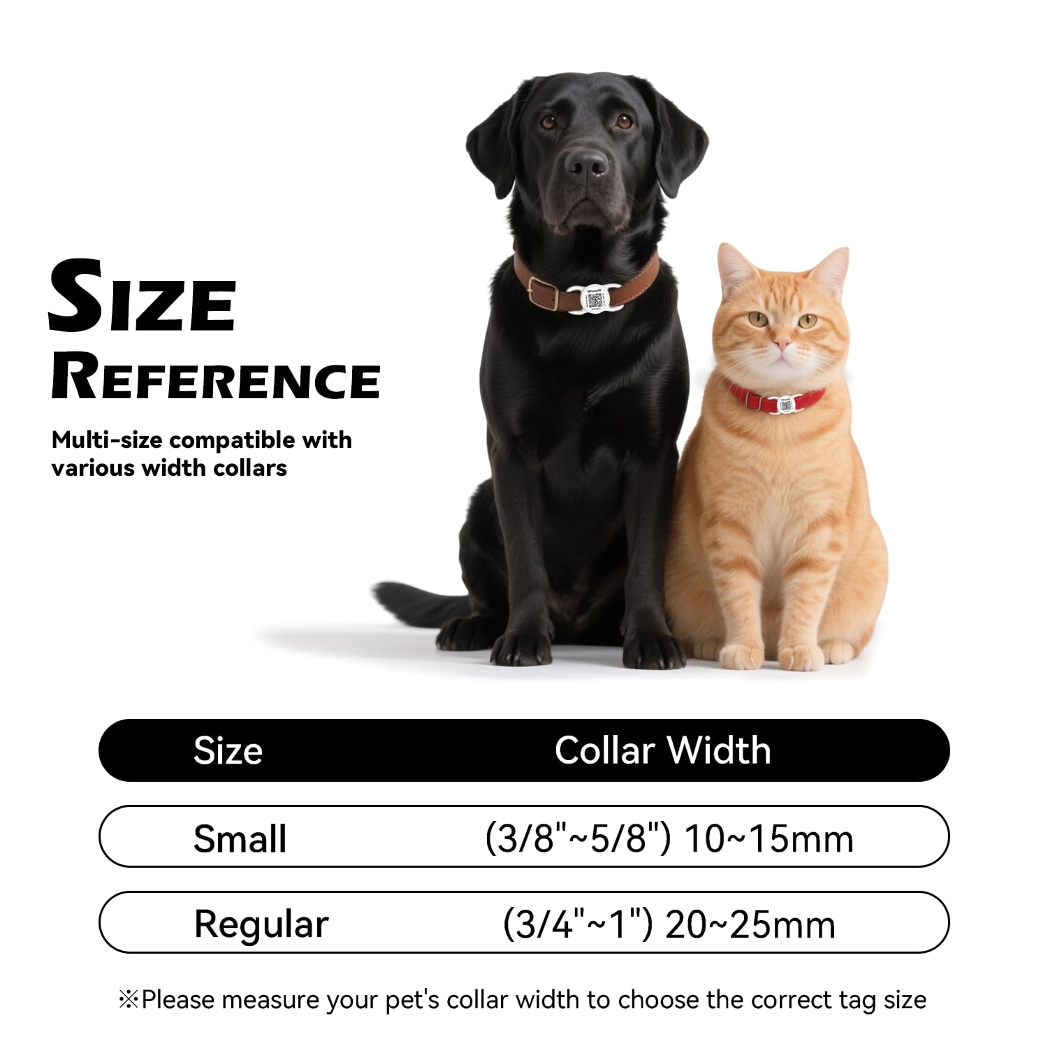 WhoseID QR Code Dog Tag with NFC, Personalized Pet Tag, Silent Silicone Dog ID Tag, Modifiable Pet Online Profile, Multiple Emer