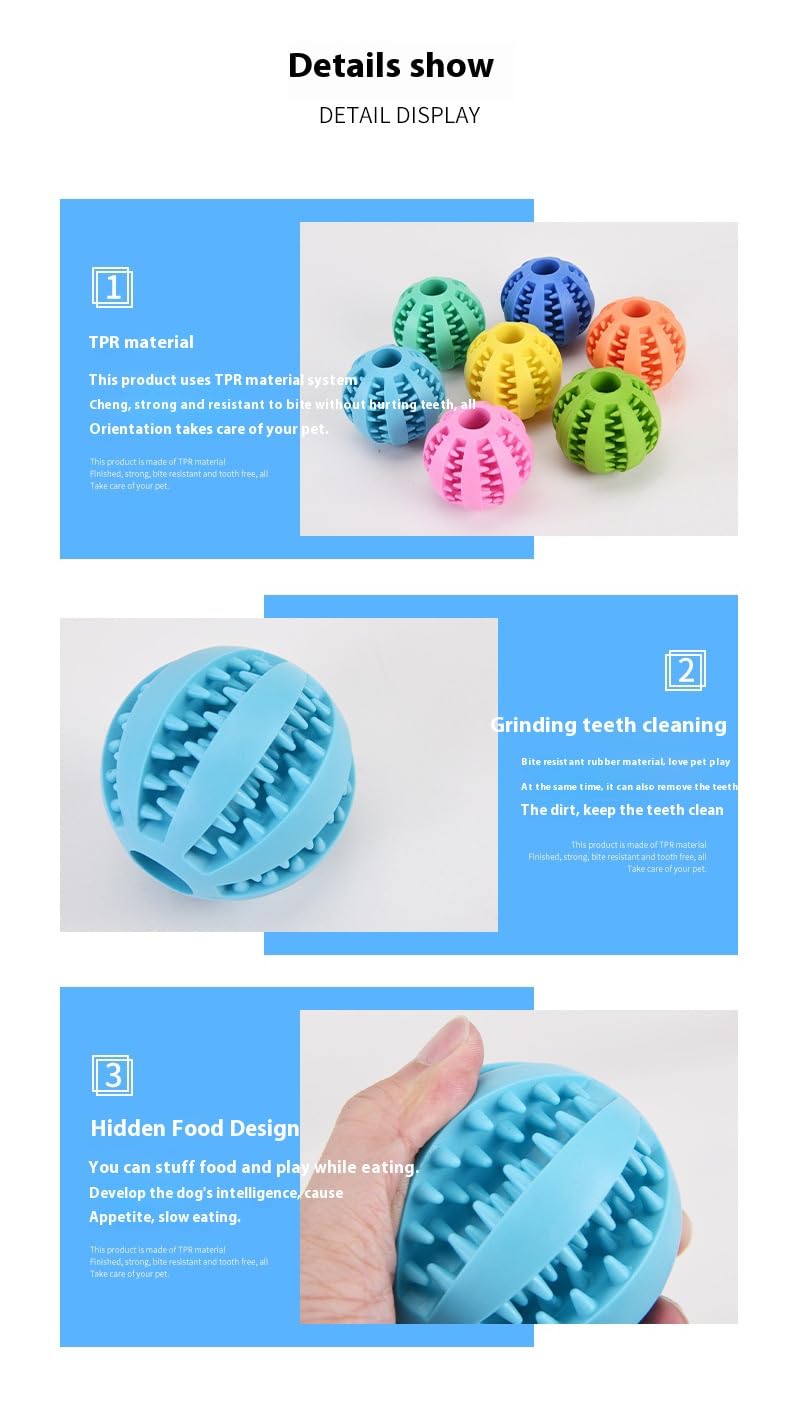 Ultimate Interactive Dog&Cat Ball:Enrichment Puzzle Toy-Best Boredom|Teething Solution Treat Dispensing|Engaging Puppy Teething