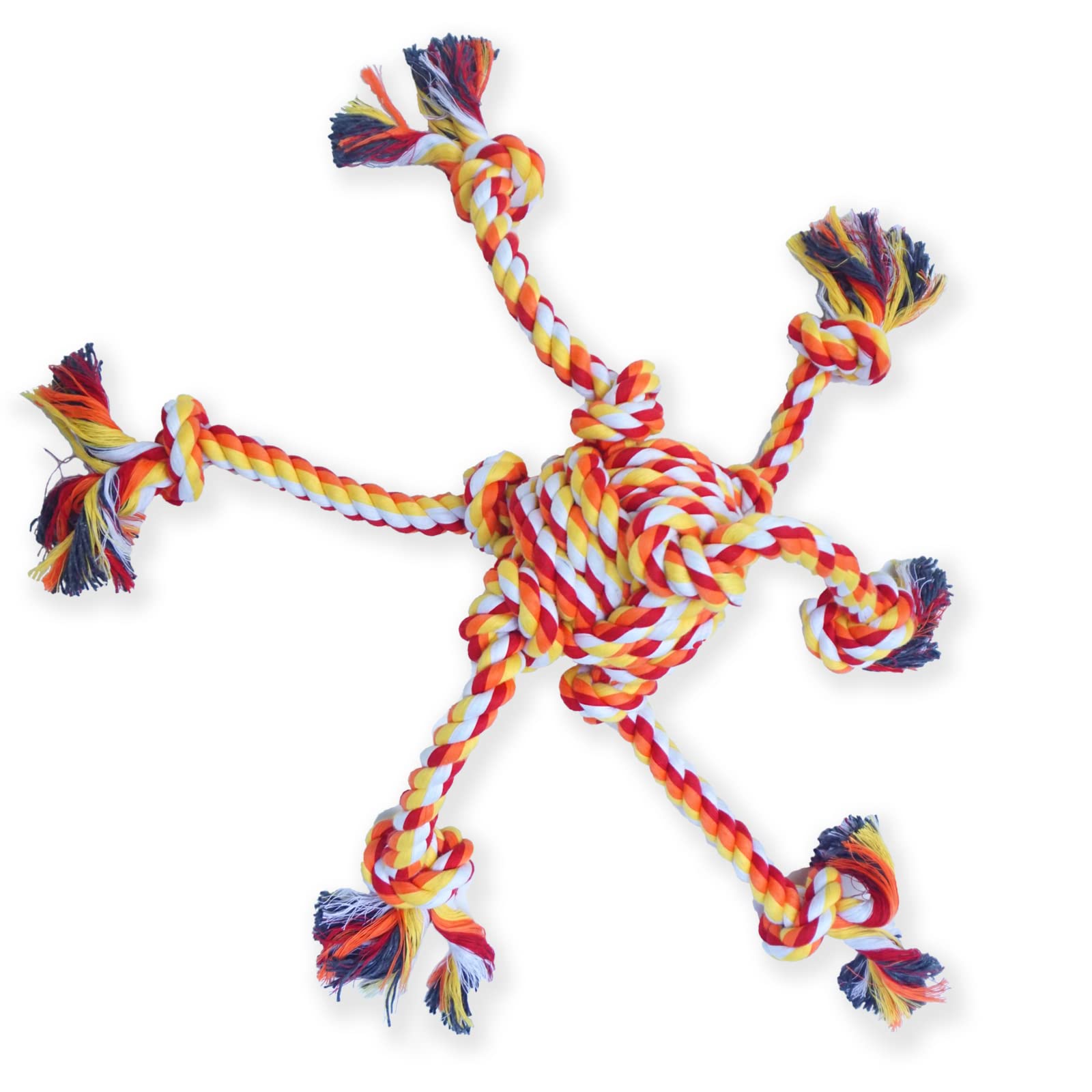 Meow&Woof Interactive Rope Toys Indestructible 1.7Lbs Ropes With 7 Knots For Aggressive Chewers And Large Dogs, Ideal For Multi-