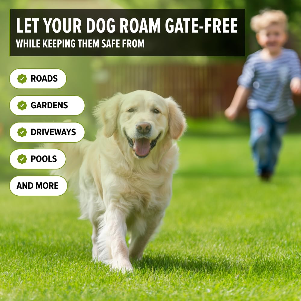 Windogz Dog Fence Wire For Electric Dog Fence System, 500 Ft, 14 Gauge Pro Grade Wire, Covers ? Acre,Easy To Install, Compatible