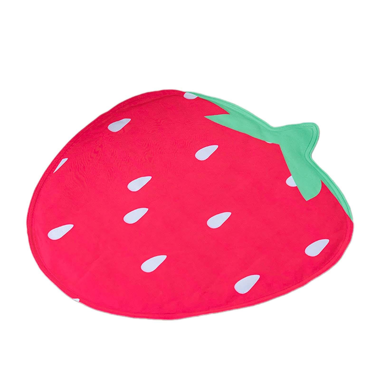 ILSMYSUTRA Dog Cooling Mat Cooling Pad Blanket Pet Cooling Blanket for Sofa Car Outdoor Strawberry | Dog Supplies | Beds