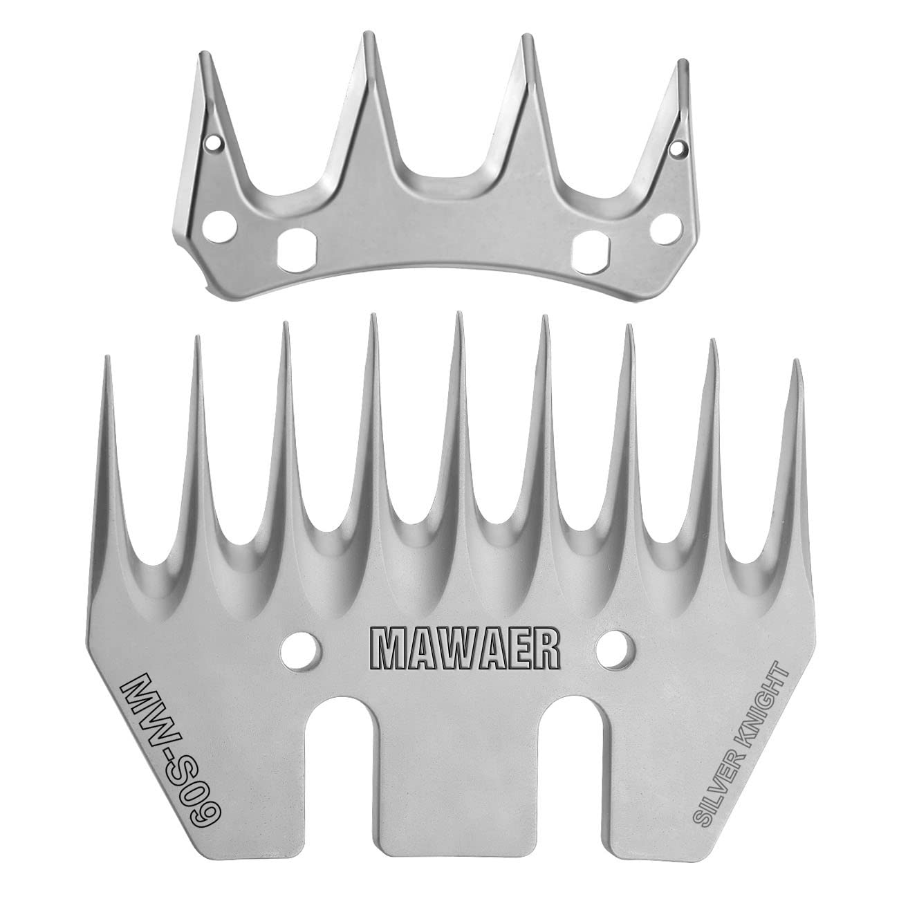 Mawaer 9 Teeth Sheep Shears Replacement Blades For Fit Oster, Lister, Heiniger Sheep Clippers, Detachable Animal Trimmer Shears 