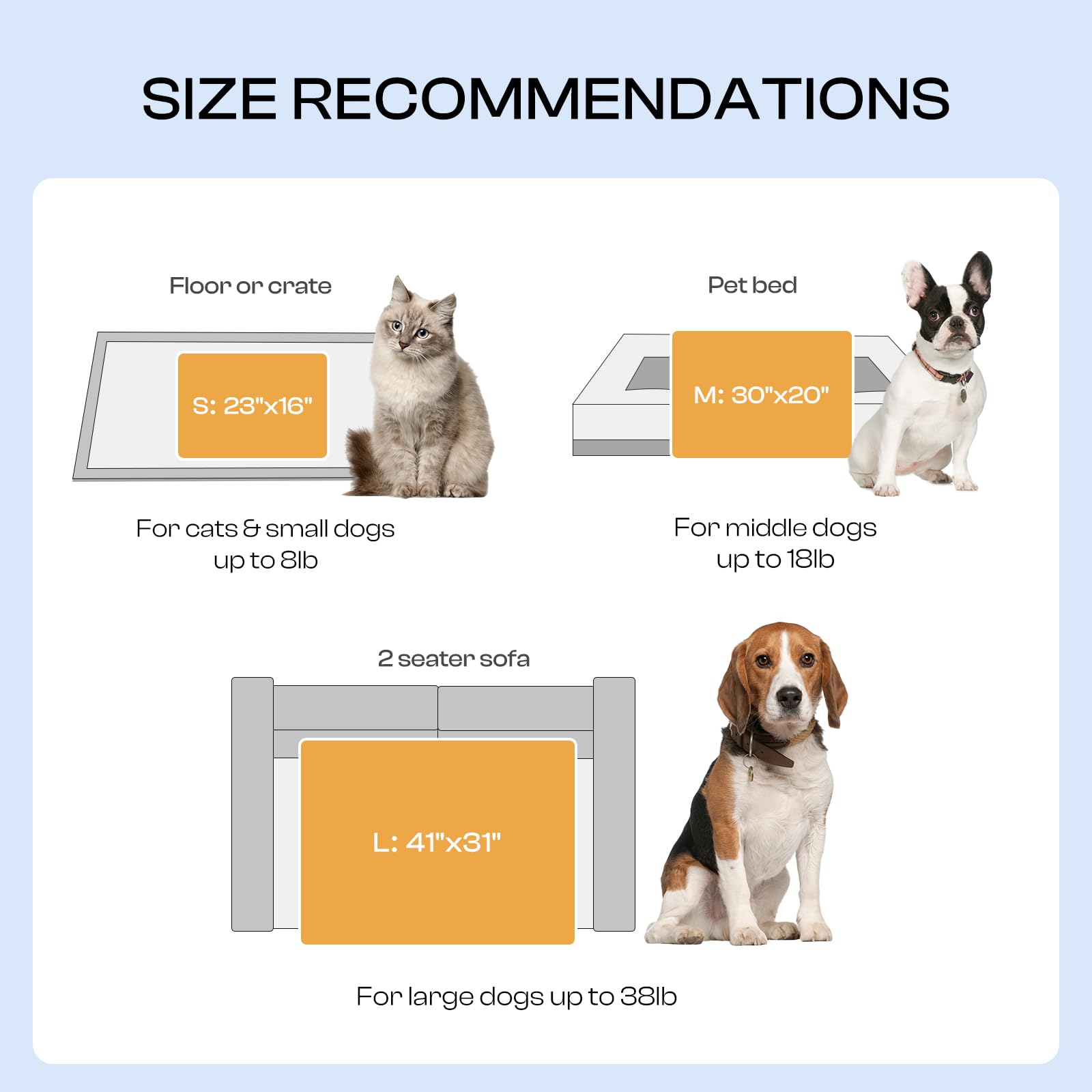 Luciphia 1 Pack 3 Calming Dog Blanket Fluffy Premium Fleece Pet Blankets Soft Sherpa Throw for Dogs Puppy Cat Beige/Pink/HazeBlu