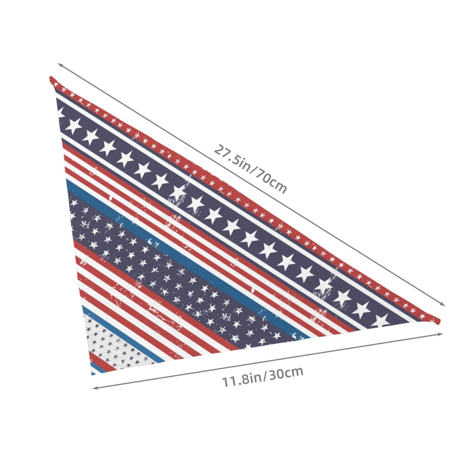 American Flag Stars Stripes Dog Bandana Scarf Triangle Bibs Pet Accessories Cat Kerchief