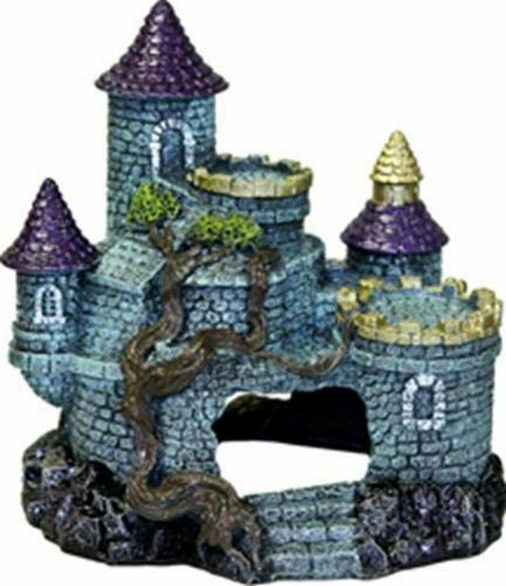 Blue Ribbon Pet Products 030157016555 Exotic Environments Hobbit Castle Blue, Model:Ee-109