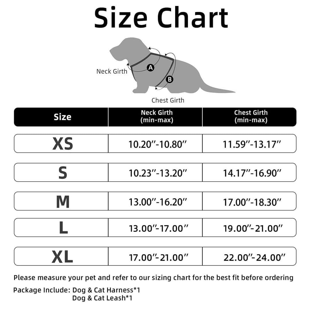 Pina Dog Harness For Small Dogs No Pull, Small Dog Harness And Leash Set, No Choke Breathable Mesh Dog Vest Harness, Lightweight