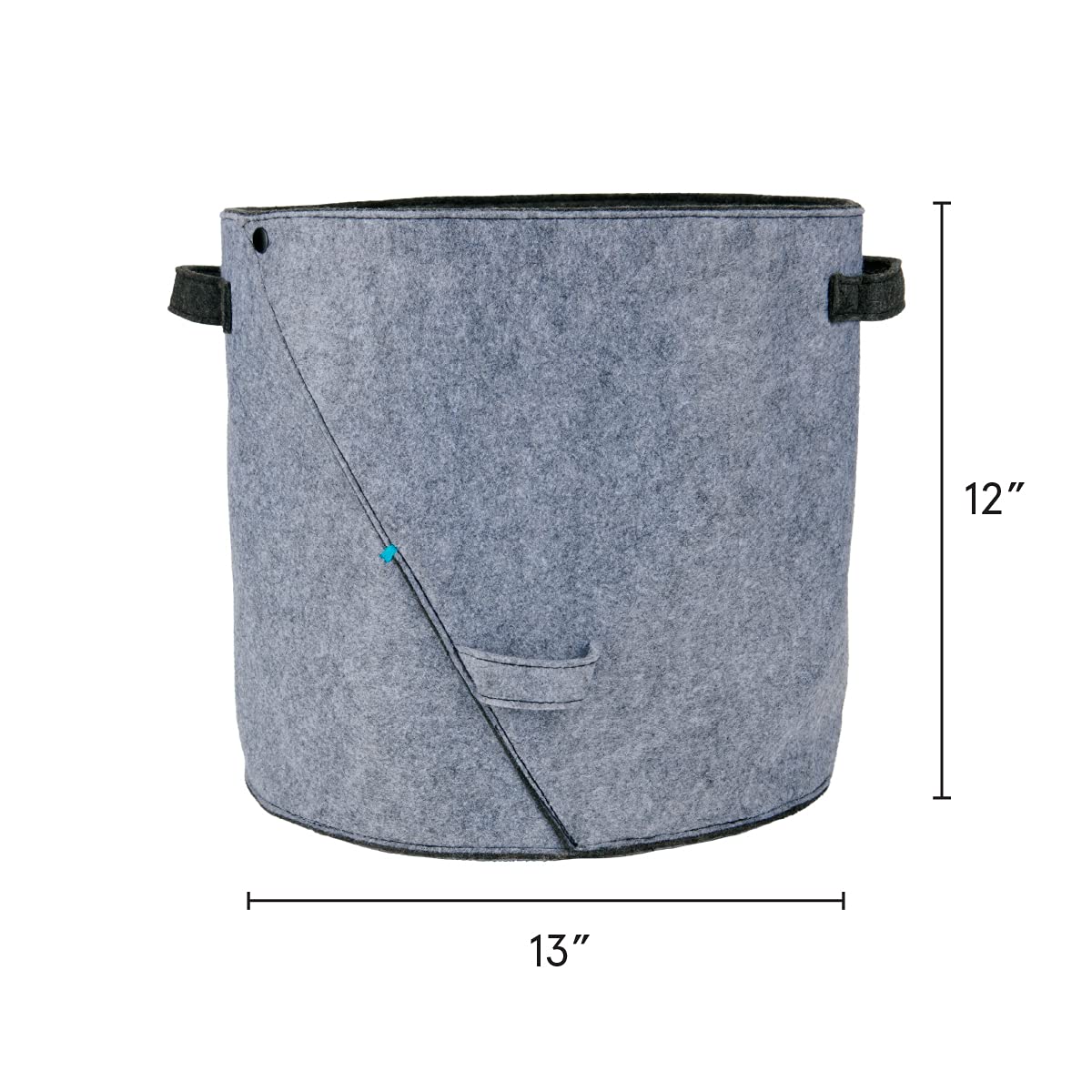 Barkbox Felt Storage Bin for Dog Toys - Standard Size 12" x 13" - Durable Organizer for Leashes, Collars, and More