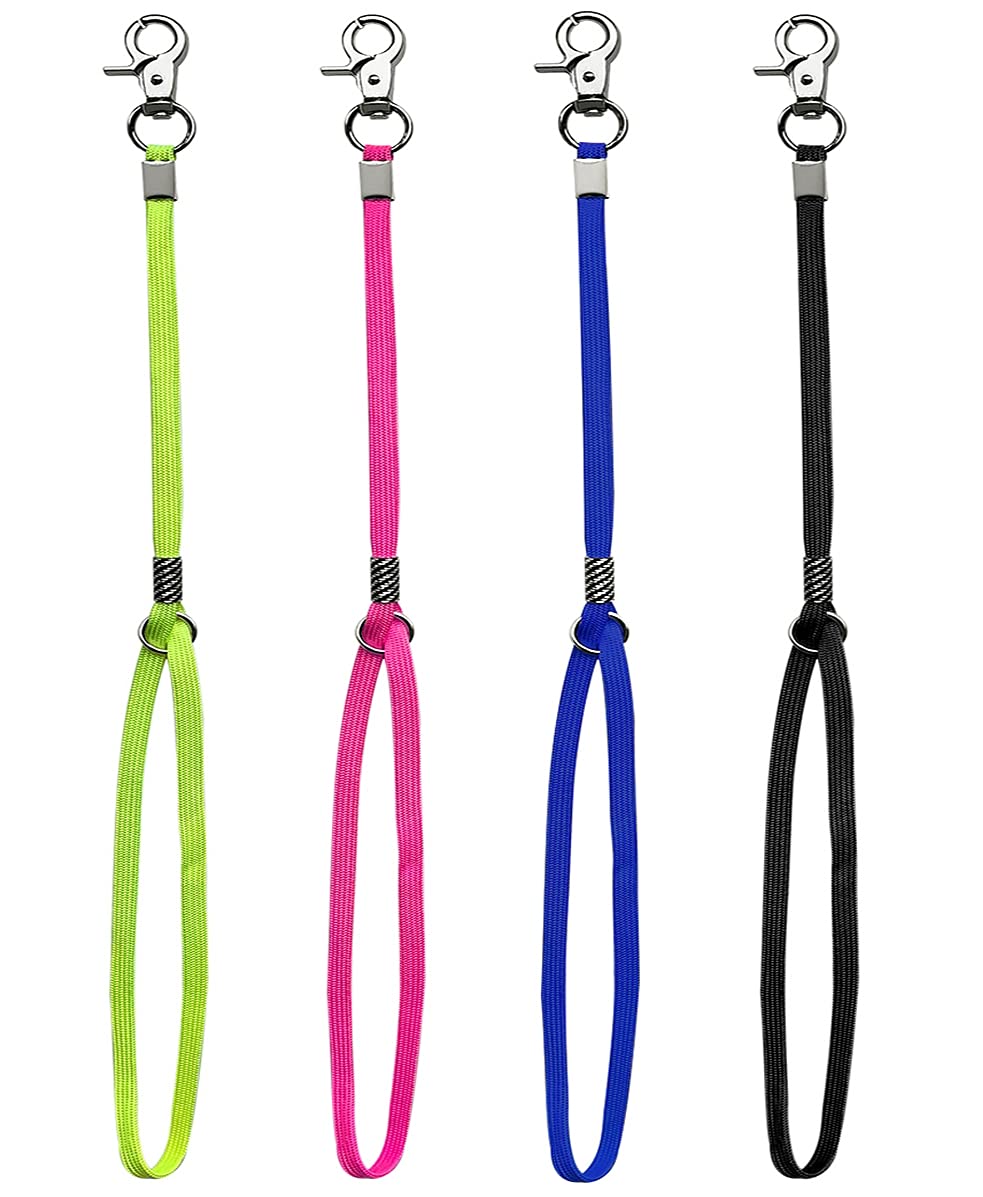 Periflowin Pet Dog Grooming Loop Pet Bathing Tether Straps Heavy Duty Nylon Restraint Noose for Pet Bathing - 4 Pack 22 Inches