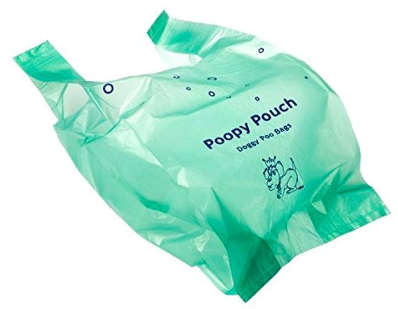 Poopy Pouch Tie-Handle Pet Waste Bags, Lemon Scented, 400/Roll, Model Number: Sd-6-400