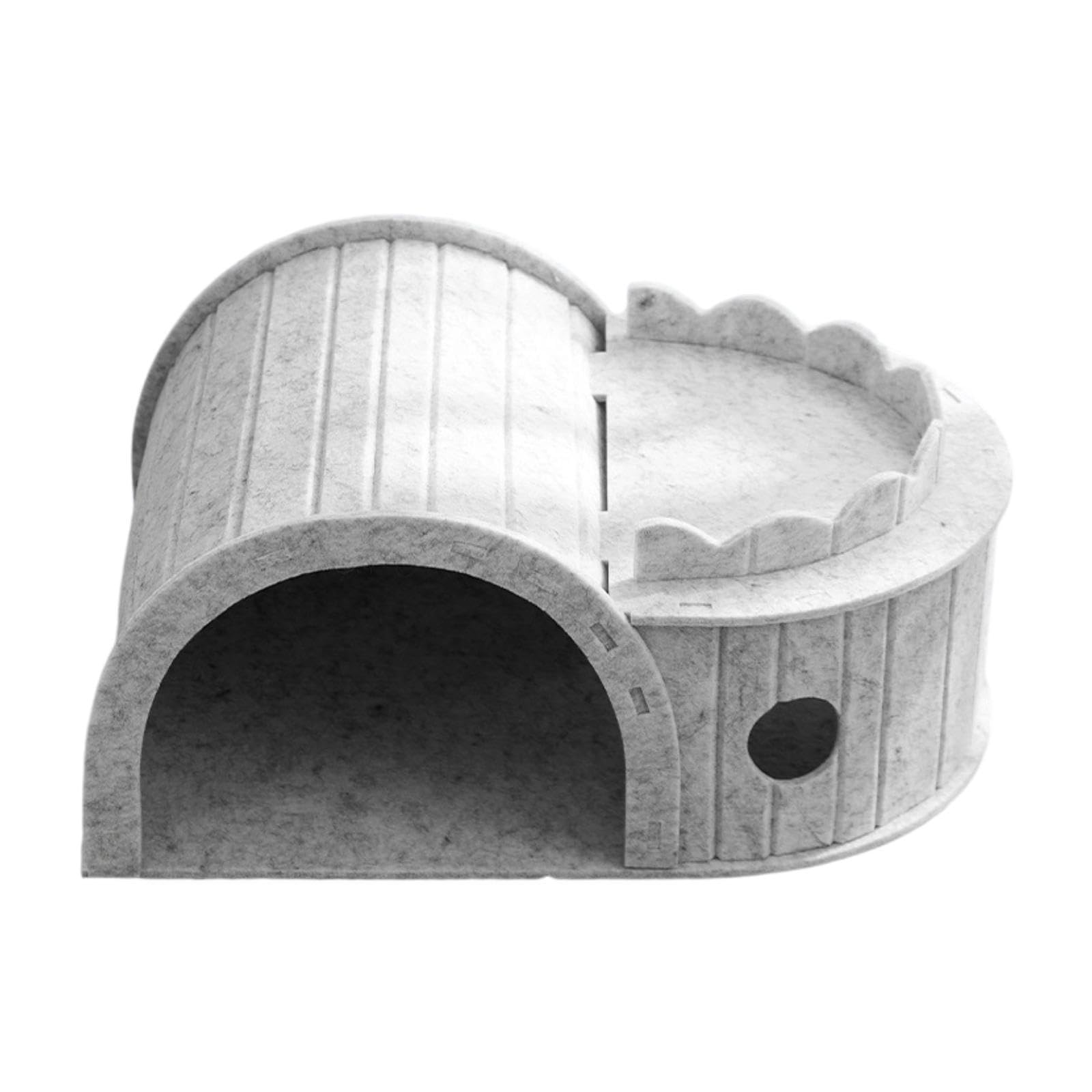 Calandis Cat Tunnel Foldable Lightweight Interactive Kitten Nest For Playing Sleeping Gray | Toys | Cat Supplies | Pet Supplies
