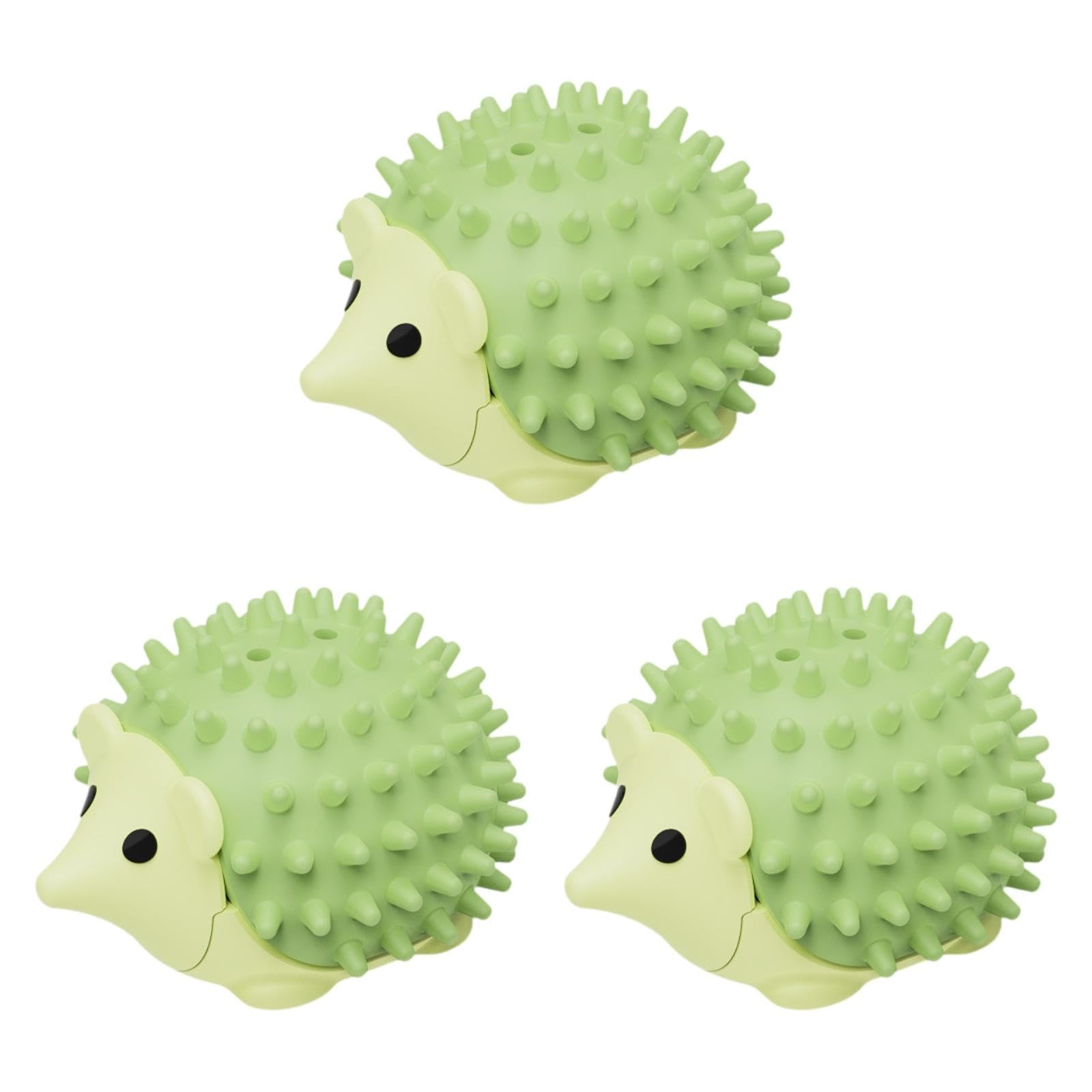 Ecomistiq 3 Pieces Catnip Toys Balls Kitten Toy Cute Cat Ball For Kitty Green| Toys| Supplies |Pet