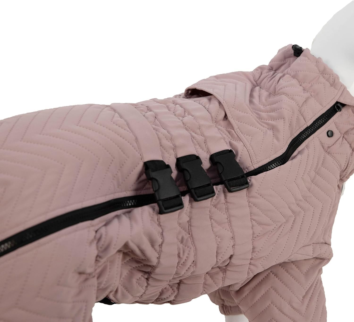Lovelonglong Dog Vest, Lotus Pink, 4Xl - Waterproof Winter Dog Coat, 4 Legs Covered, Windproof, Reflective, Adjustable, For Smal