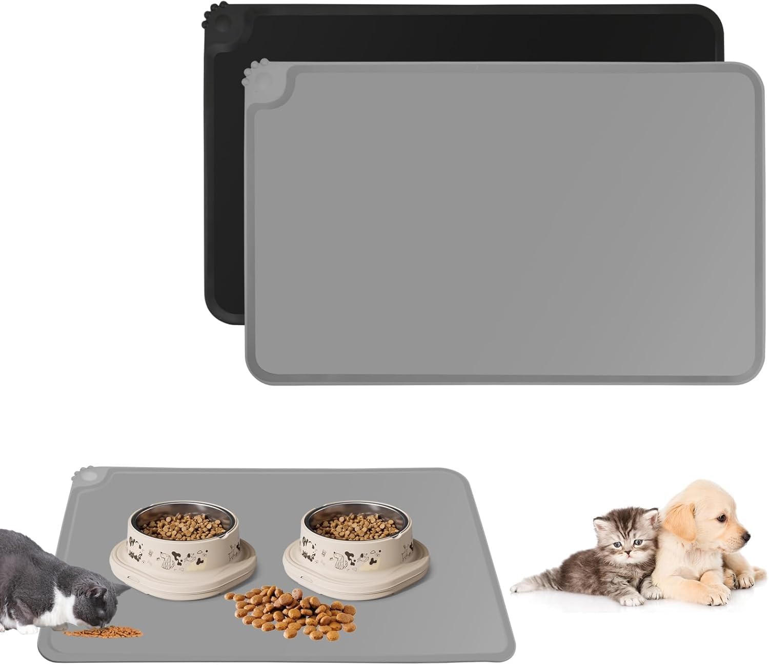 11 Ismael Pet Feeding Mat Dog Water Dispenser Mat