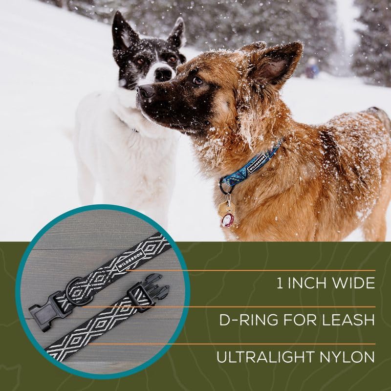 Wilderdog Ultralight Collar Series For Dogs - Medium - Trout