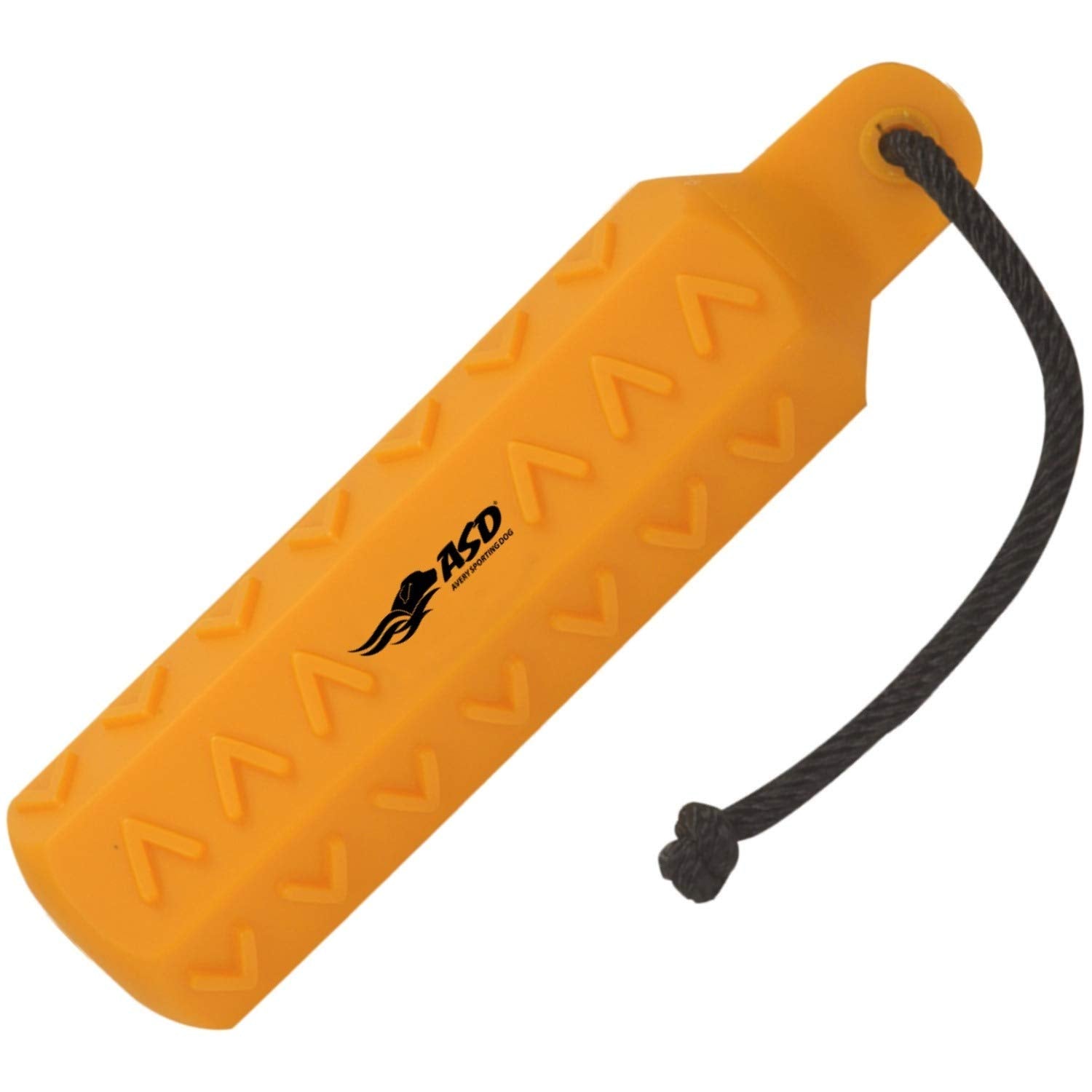 Avery Asd Hexabumper - Sporting Dog Floating Training Dummy With Hex Design & Throw Rope (Orange, 3'' Diameter Single Pack)