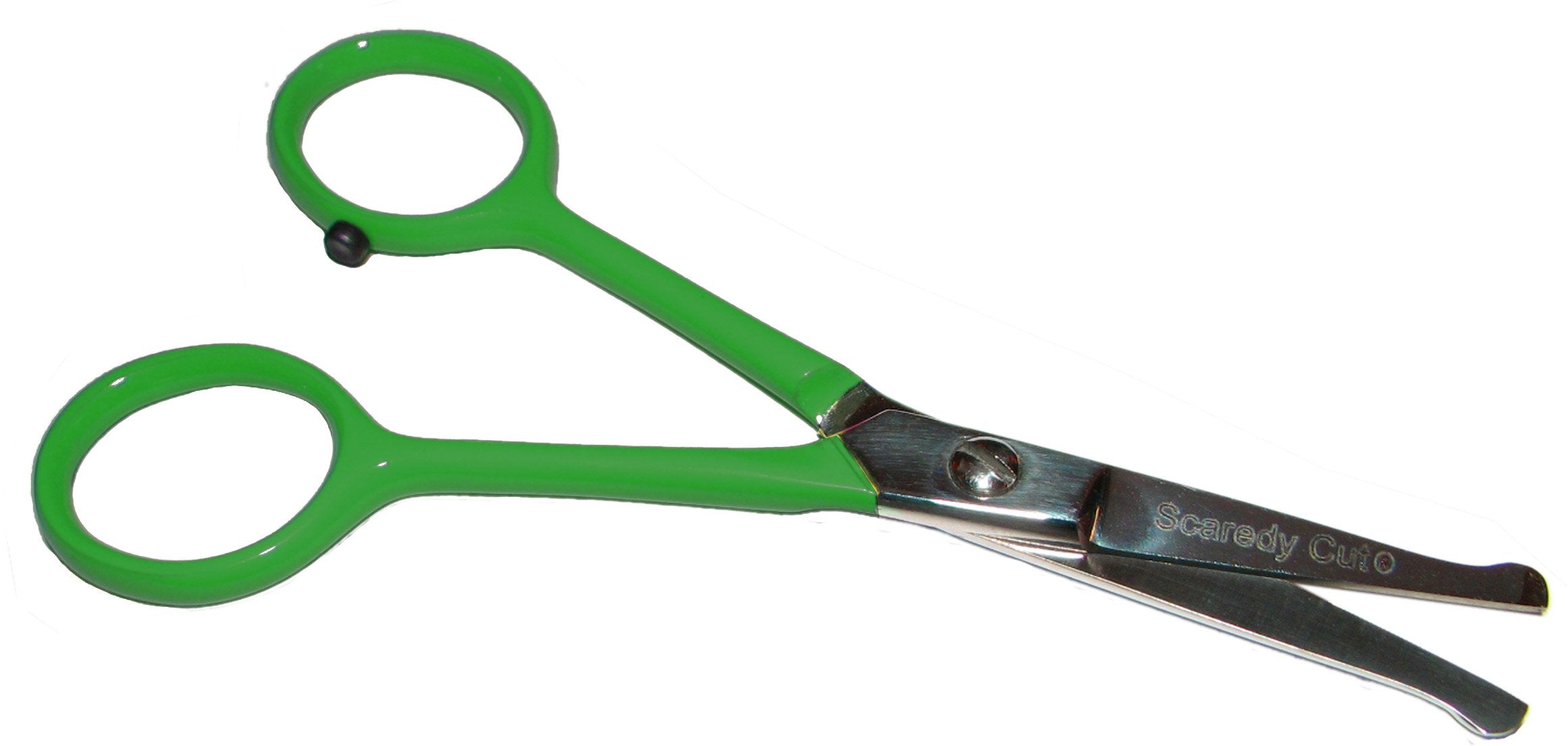 Tiny Trim 4.5' Ball-Tipped Scissor For Dog, Cat And All Pet Grooming - Ear, Nose, Face & Paw - Scaredy Cut'S Small Safety Scissor