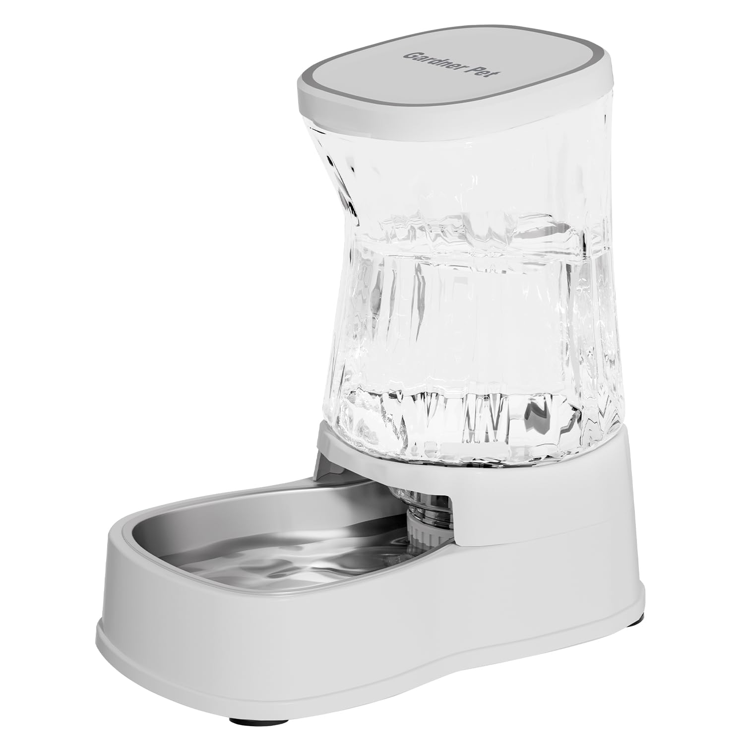 Gardner Pet Automatic Dog Water Dispenser Gravity Stainless Steel Water Waterer Feeder, Large Capacity Water Feeding Bowls for M