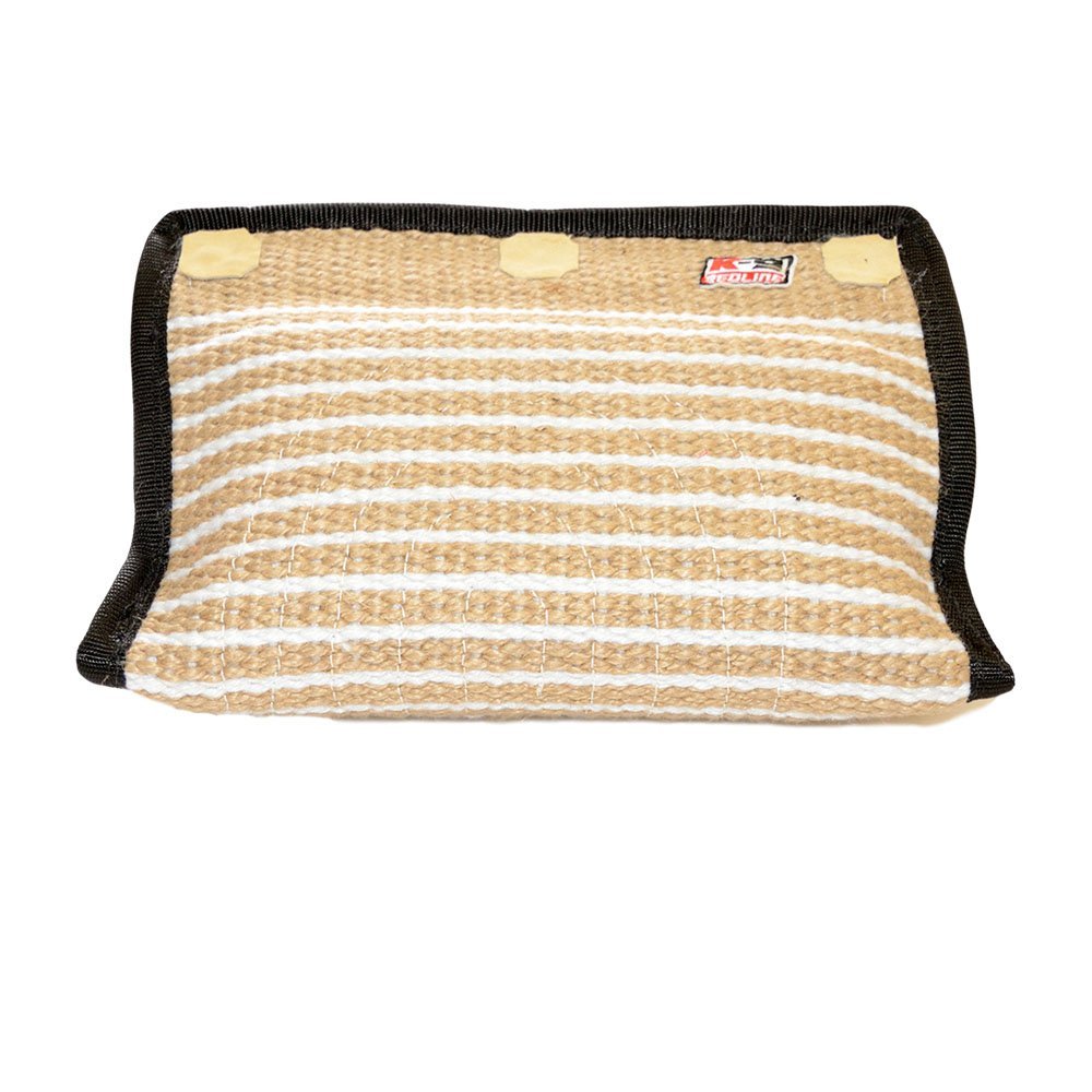 3 Handle Targeting Jute Bite Wedge Tug Toy Redline K9