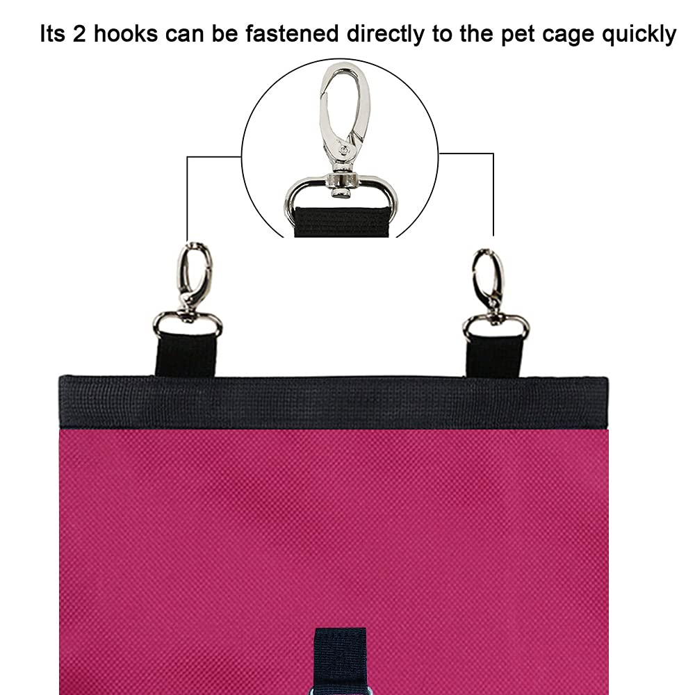 Rabbit Hay Feeder Bag Guinea Pigs Hanging Hay Rack Manger Holder Dispenser Small Animal Feeder Storage Pouch For Bunny Chinchill