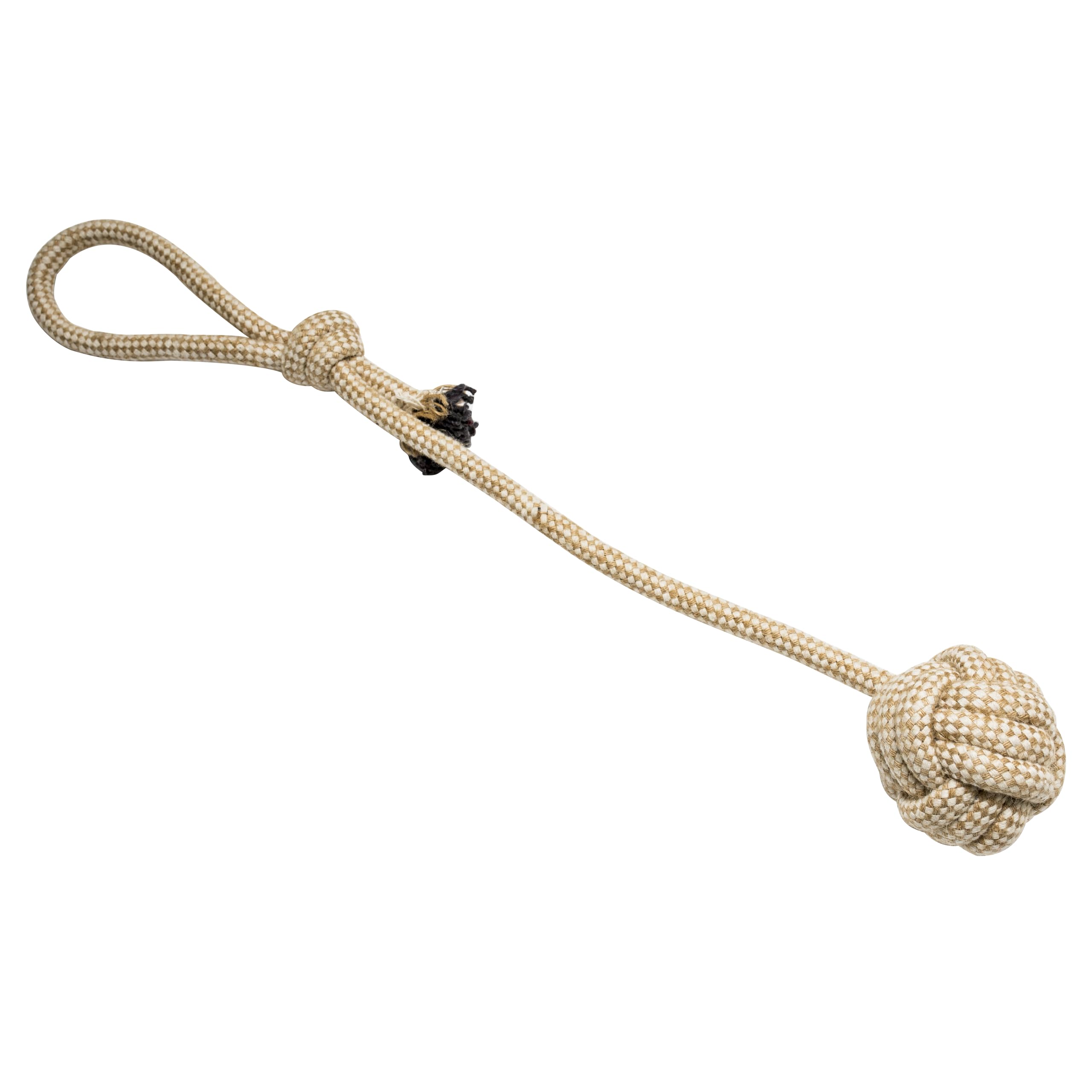 Franklin Sports Pet Supply Natural Rope Dog Toys - 4 Pack - Play Fetch - Tug Of War - Dog Teething - Puppy Chew - Puppy - Teething Toy - Tug Rope - Tug Toy