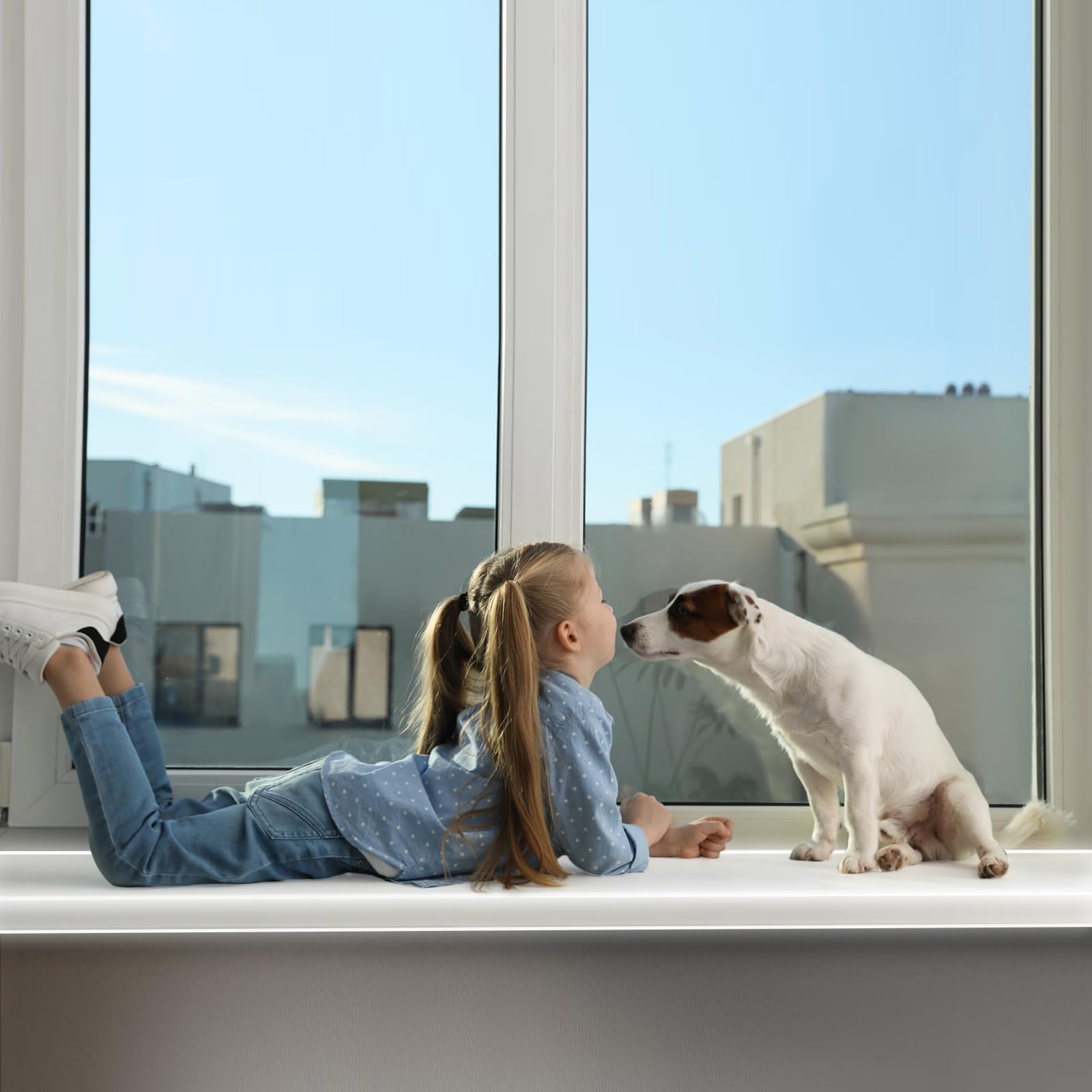Window Sill Protector (4Inch X 16.5Ft) Cuttable Window Sill Protector,Door Protector From Dog Scratching, Protection From Dog An