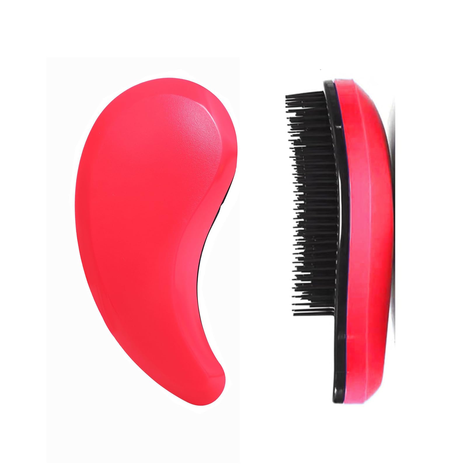 MAEELOU Small Dog Brush - Puppy Hair Brush- Grooming Tool for Teddy, Yorkies, Maltese, Shih Tzu, Chihuahua (Rose Red)