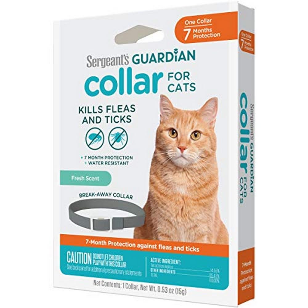 Sergeant'S Guardian Flea & Tick Cat Collar, 1 Count