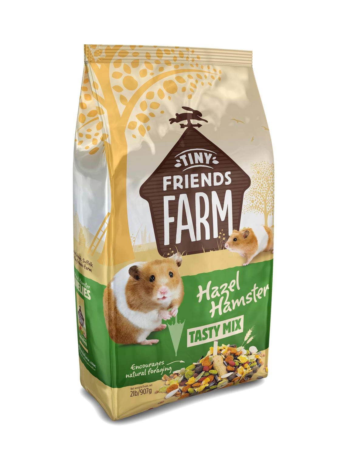 Supreme Tiny Friends Farm Hazel Hamster Mix, 2lbs, Plastic, Red Color, Model SPF39-3/PK0526