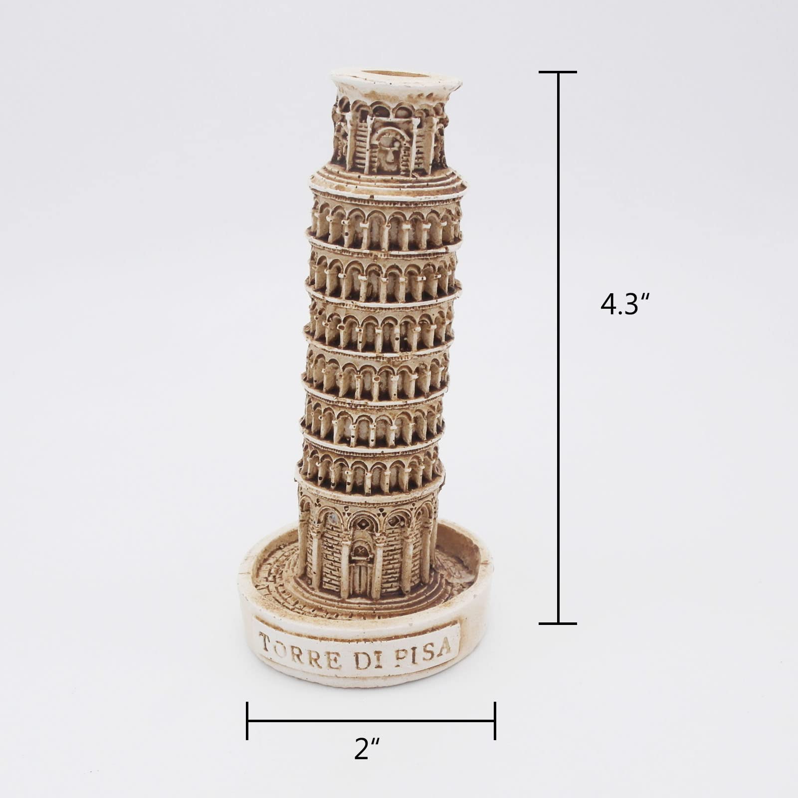 Kocris Casa Leaning Tower Of Pisa Fish Tank Decorations Reptile Turtle Lizard Spider Tanks Terrarium Building Construction Décor Ornament Pet