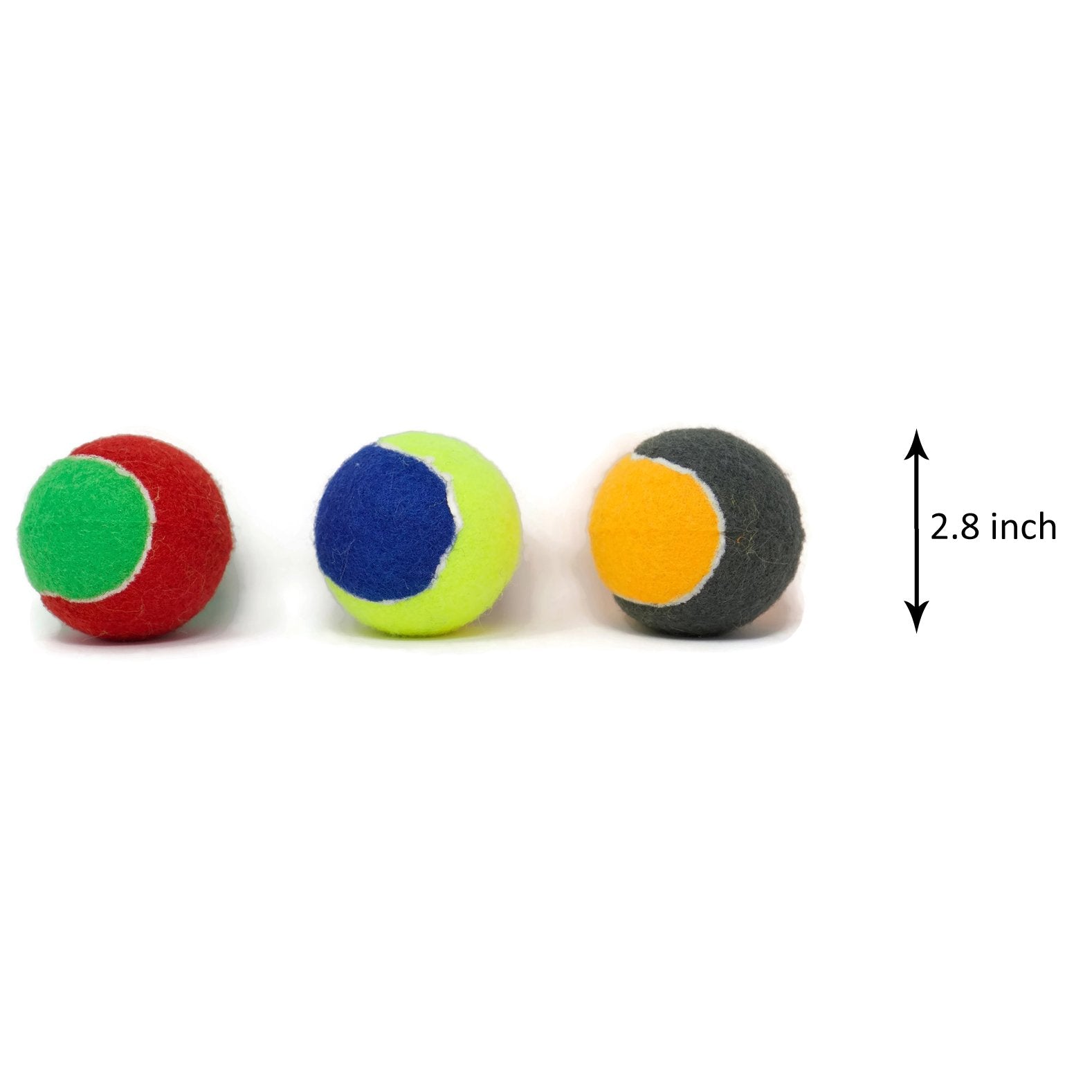 Youngever 6 Pack Durable Dog Squeaky Balls, Dog Toys, Puppy Toys For Small Medium And Large Dogs