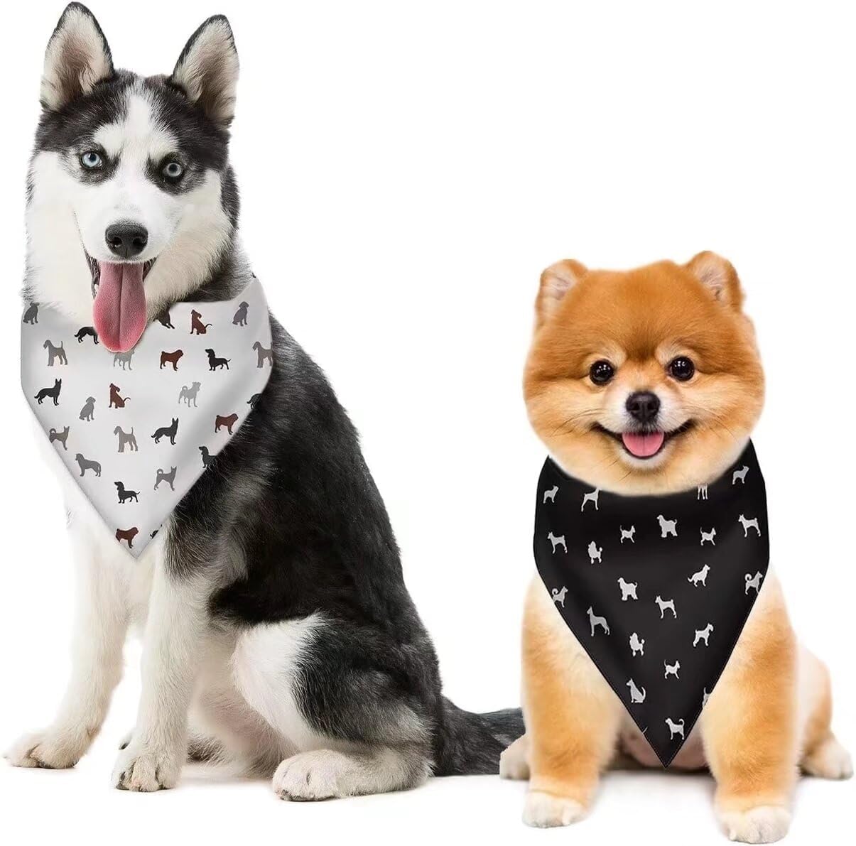 Jeiento Daisy Dog Bandanas Boys Girls Puppy Bandanas Scarf Washable Kerchief Bibs Bandana Accessories For Medium Large Dogs Pet,