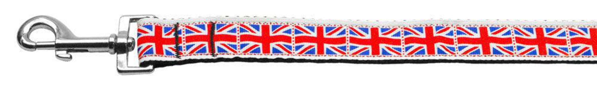 Mirage Pet Products Tiled Union Jack UK Flag Nylon Ribbon Collar Martingale for Pets, Large