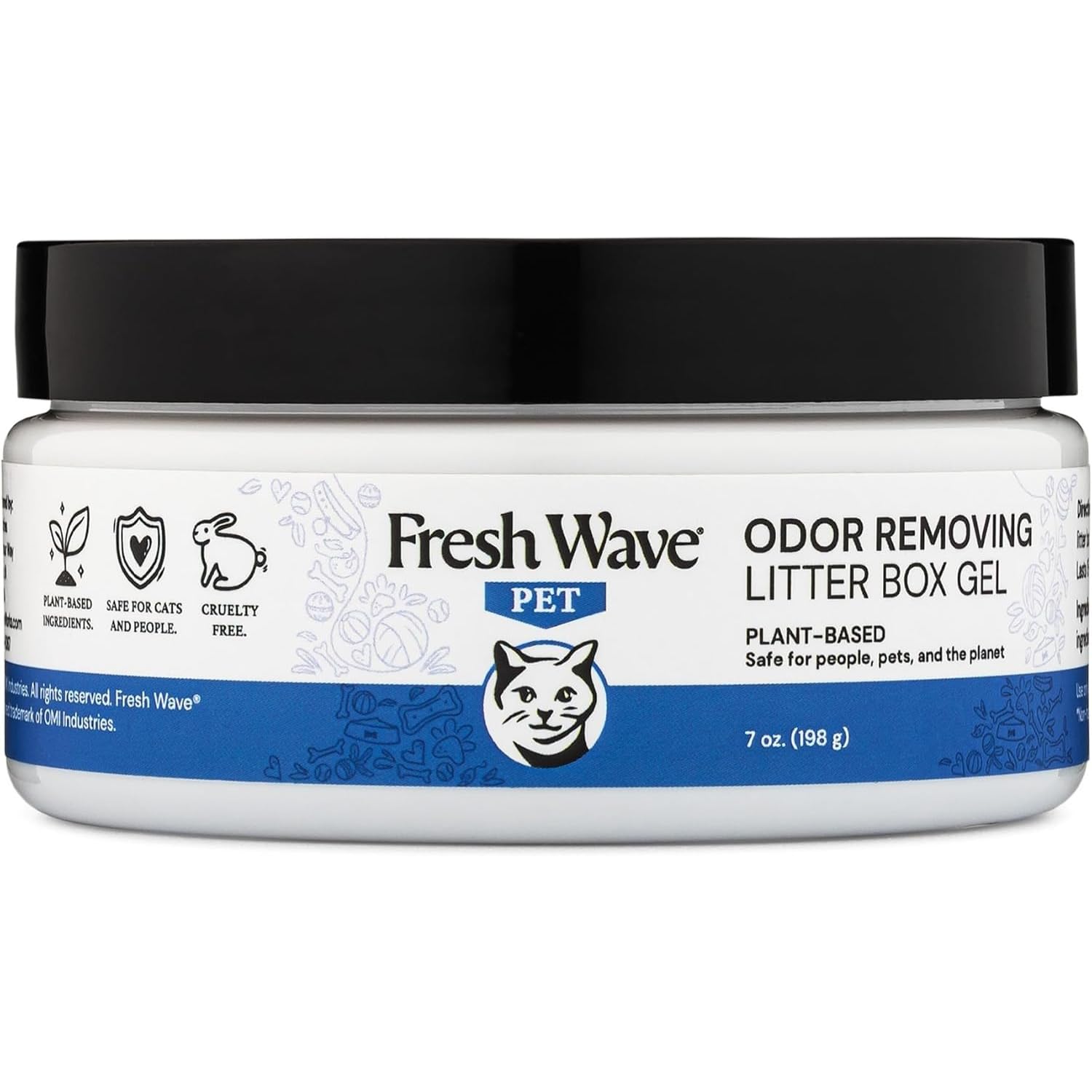 Fresh Wave Odor Removing Litter Box Gel, 7 Oz. | Safer Pet Odor Eliminator For Home And Litter Box Area