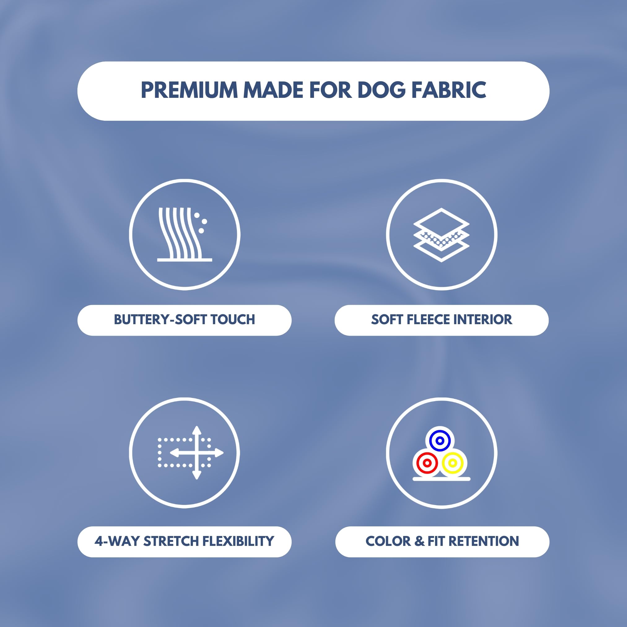 Spark Paws Dog Hoodie - Premium Quality, Buttery Soft, Superior Comfort And Fit, Calming Fleece Interior, Suitable For All Breeds - Slate Blue - S