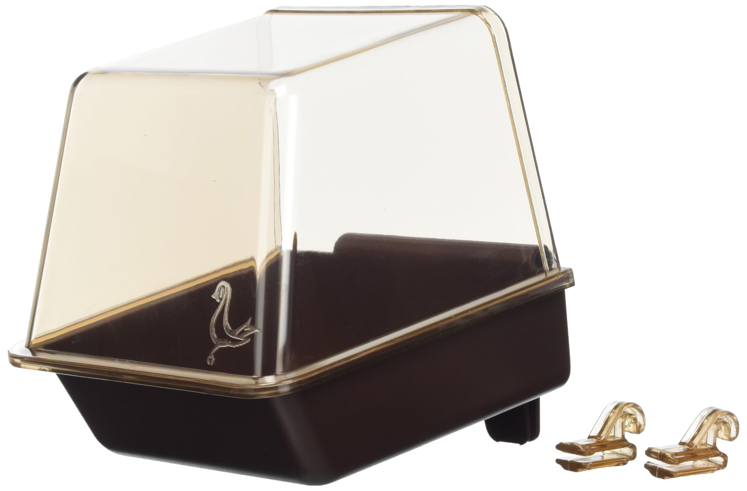 Penn-Plax Clip-On Bird Bath - Attaches To Most Birdcages - Perfect For Parakeets, Lovebirds, Parrotlets, Finches, Canaries, And 