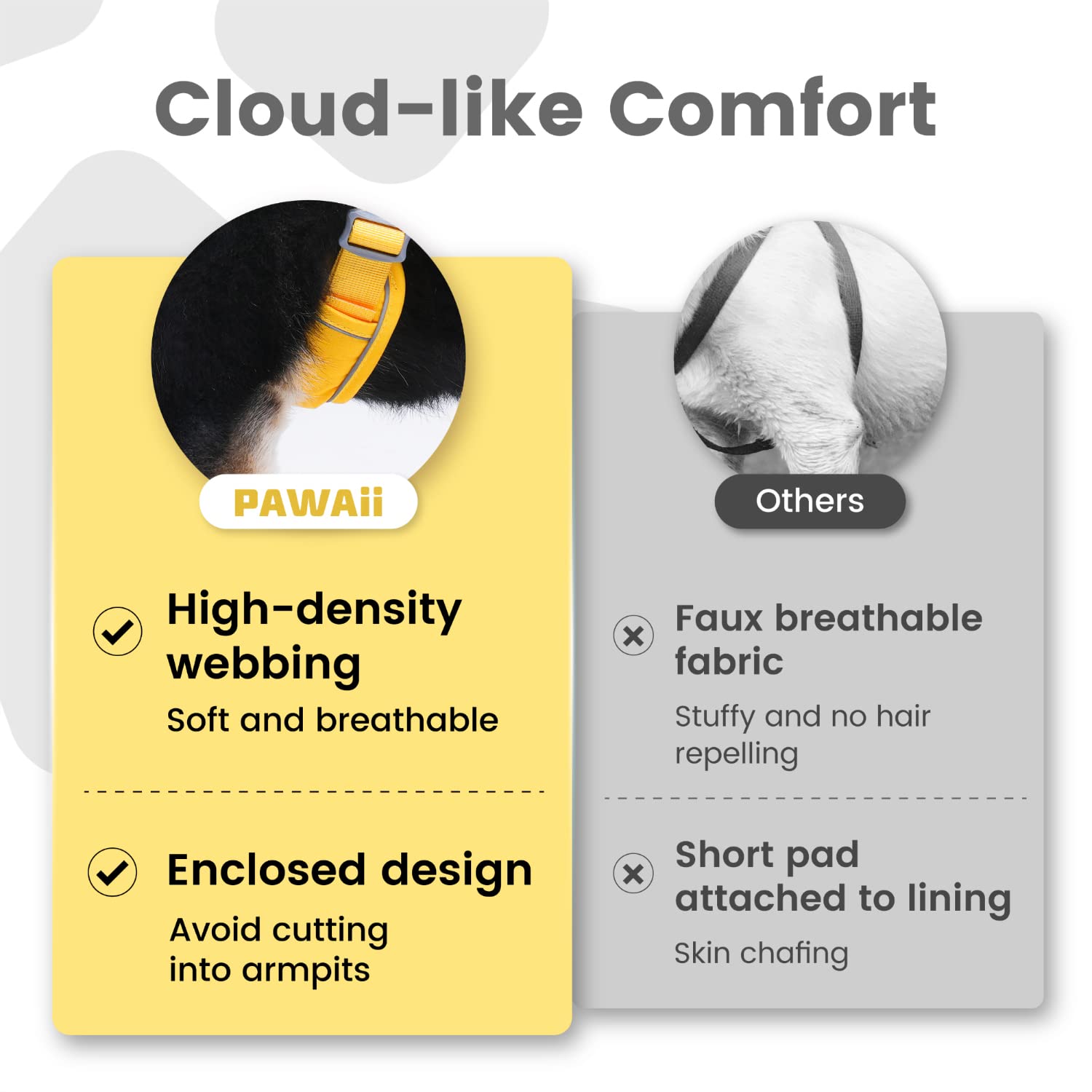 Pawaii Dog Harness For Small Dogs, Dog Harness With Pet Id Tag, No Choke Dog Harness, Adjustable Soft Padded Pet Vest With Easy